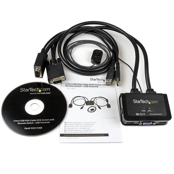 EAN 0065030858625 - StarTech.com SV211USB interruptor KVM Negro imagen 6