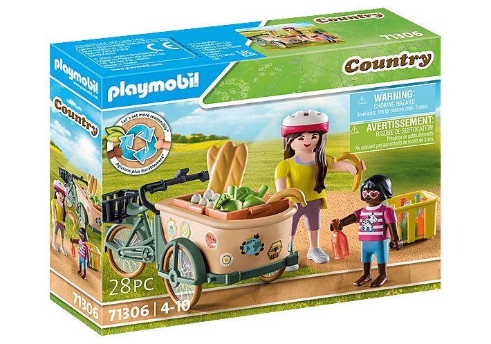 Playmobil 71306 Country Lastenfahrrad, Juguete De Construcción 71306
