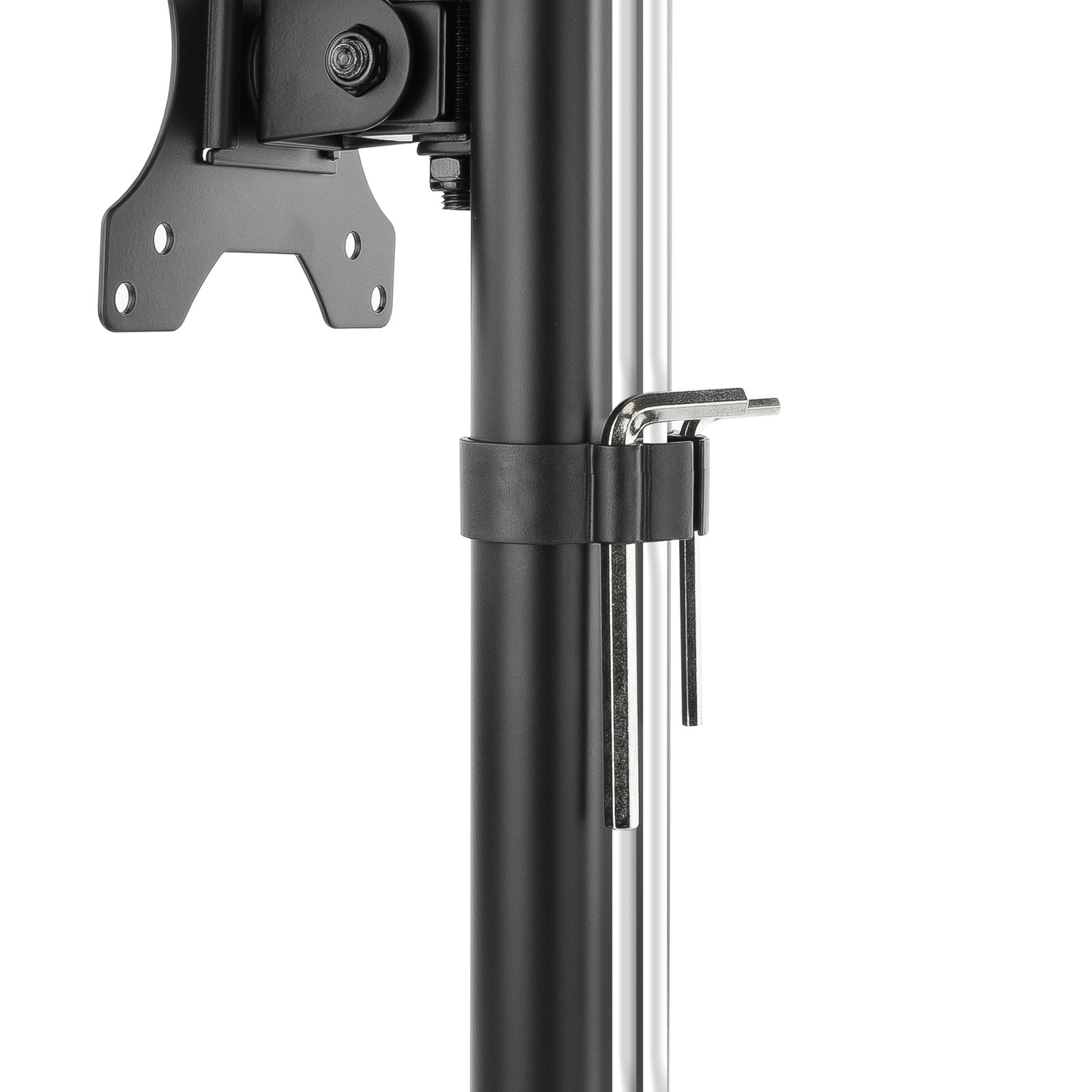 Tooq Soporte De Mesa Para Monitor De 17"-27" - Gestion De Cables - Peso Max 6kg - Vesa 100x100mm - Negro