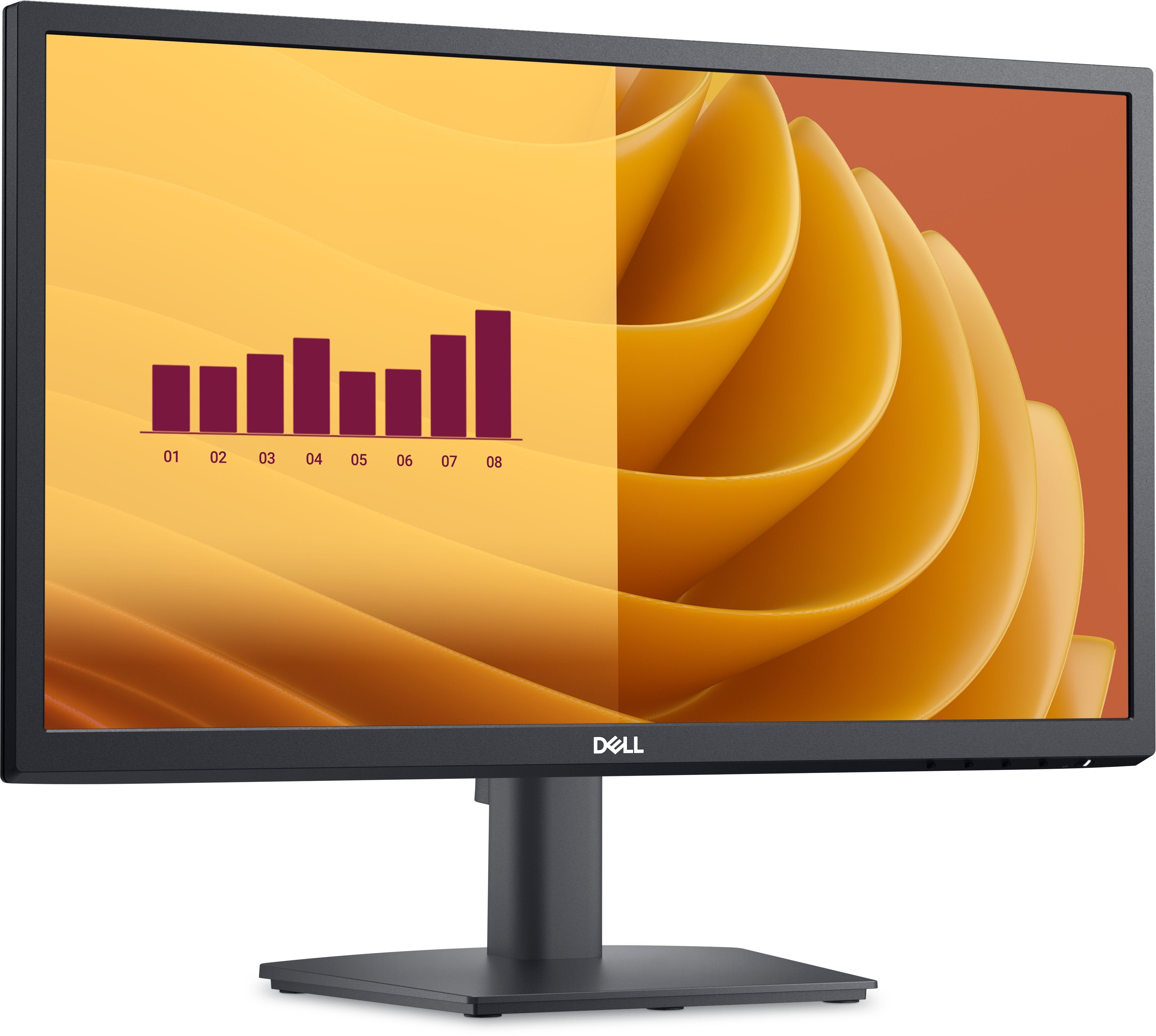 Monitor Dell E-Series E2225h 22" No Regulable Dp Vga 3 Años Negro.