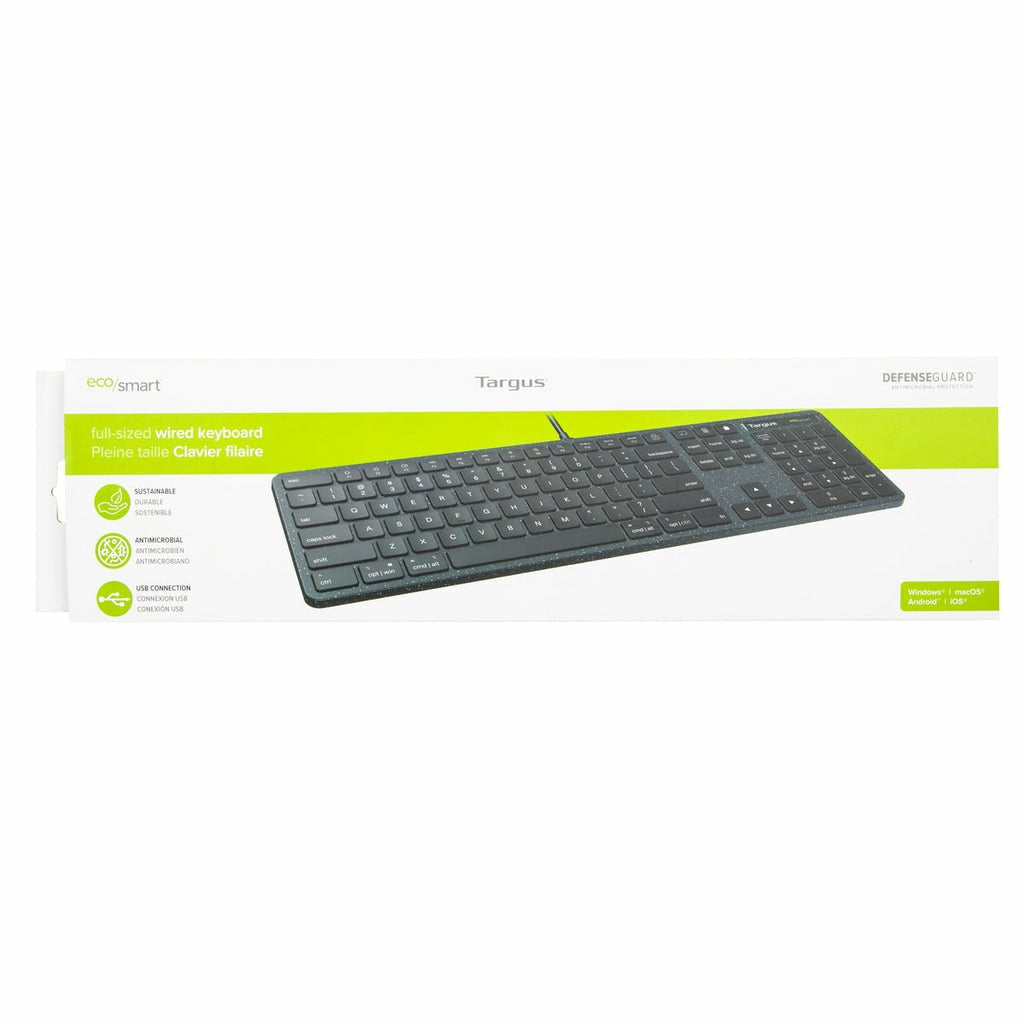 EAN 5063194001463 - Targus EcoSmart AKB874NO teclado Universal USB QWERTY Nórdico Negro imagen 13