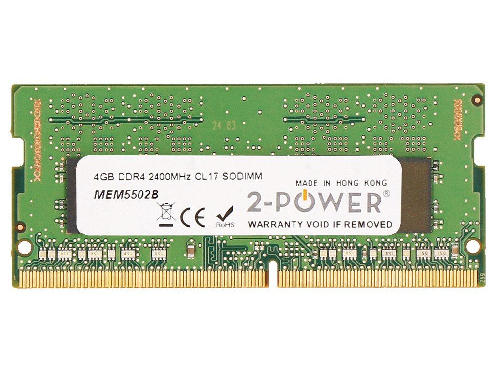 2-Power Memoria Sodimm 4gb Ddr4 2400mhz Cl17 Sodimm Mem5502b