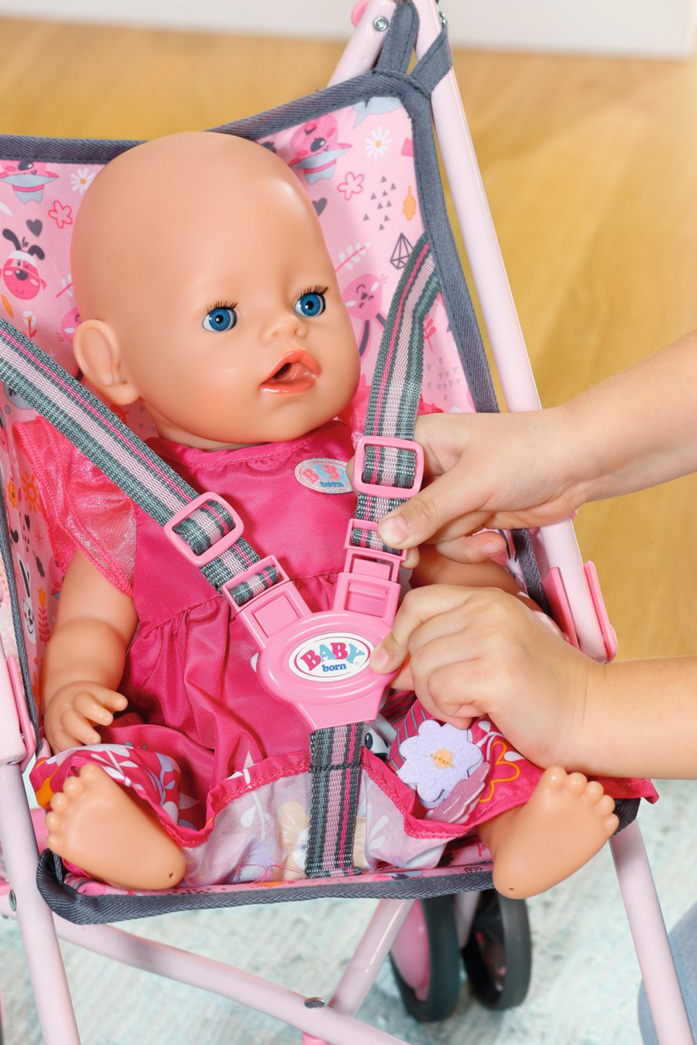 Zapf Creation Baby Born Stroller With Bag Cochecito Para Muñecas 832547