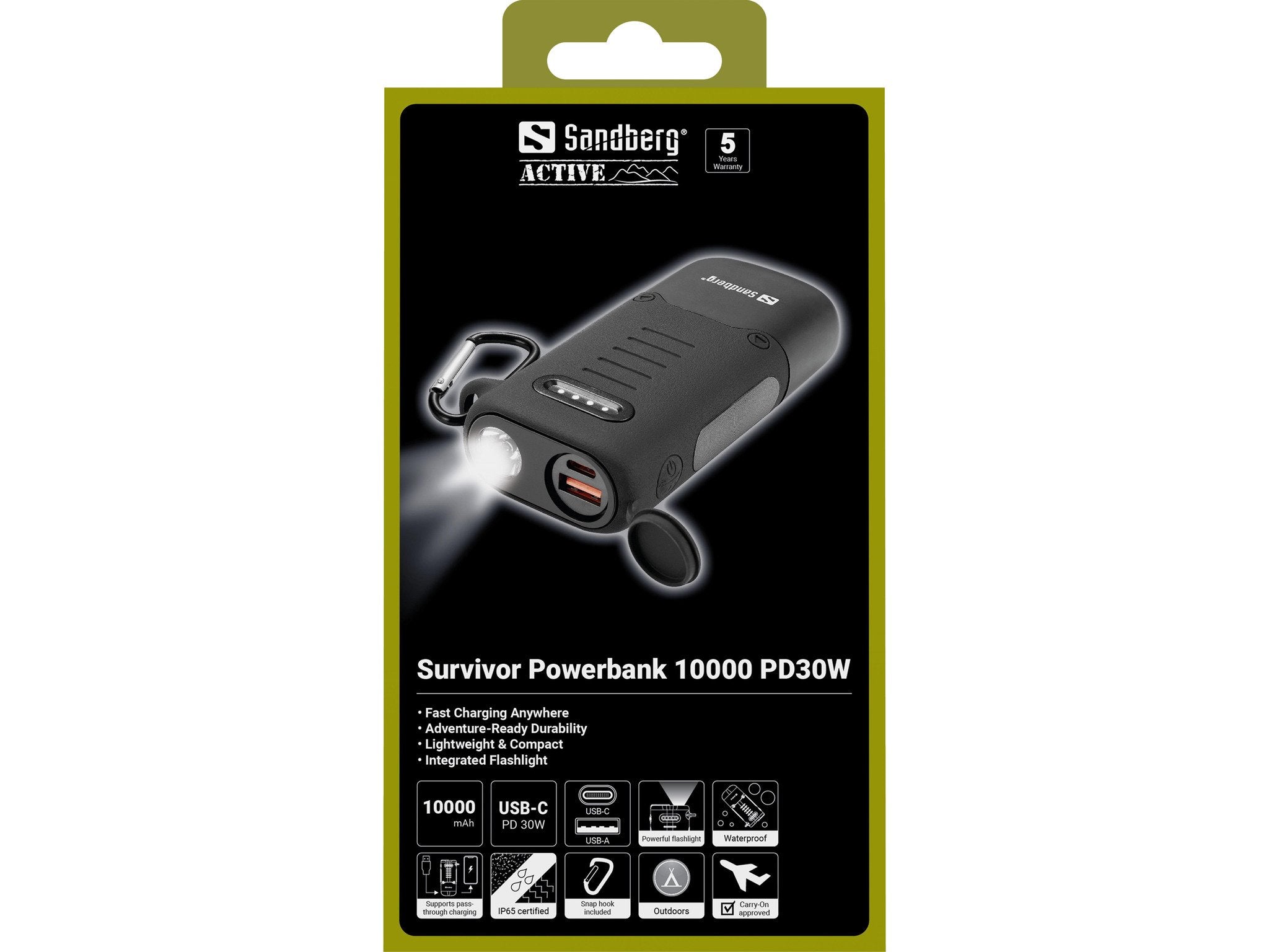 EAN 5705730421112 - Sandberg Survivor Powerbank 10000 PD30W imagen 4