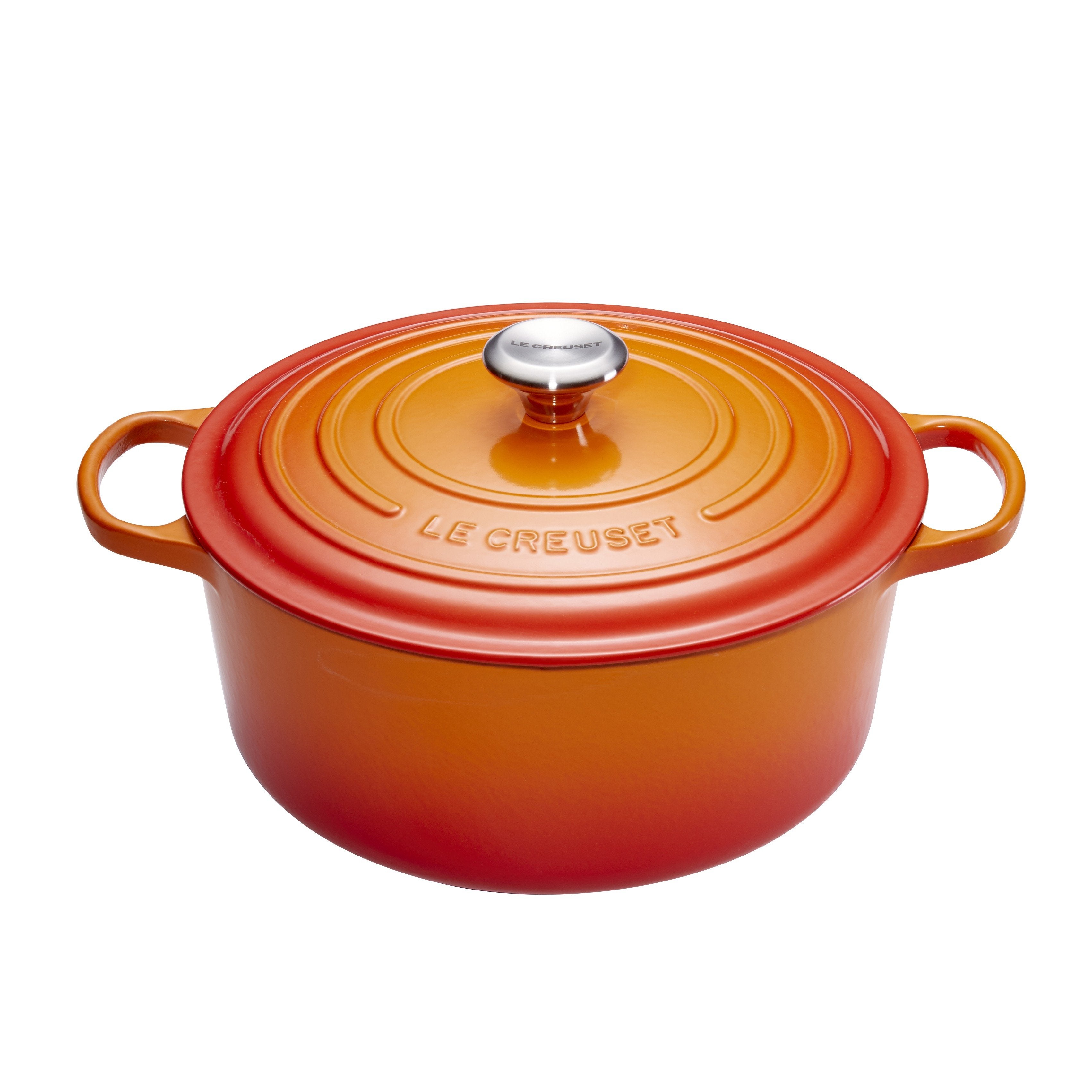 Le Creuset Cocotte Redonda De Hierro Fundido, 20 Cm, 2, 4 L, Todas Las Fuentes De Calor Incluso Inducción, Volcanico