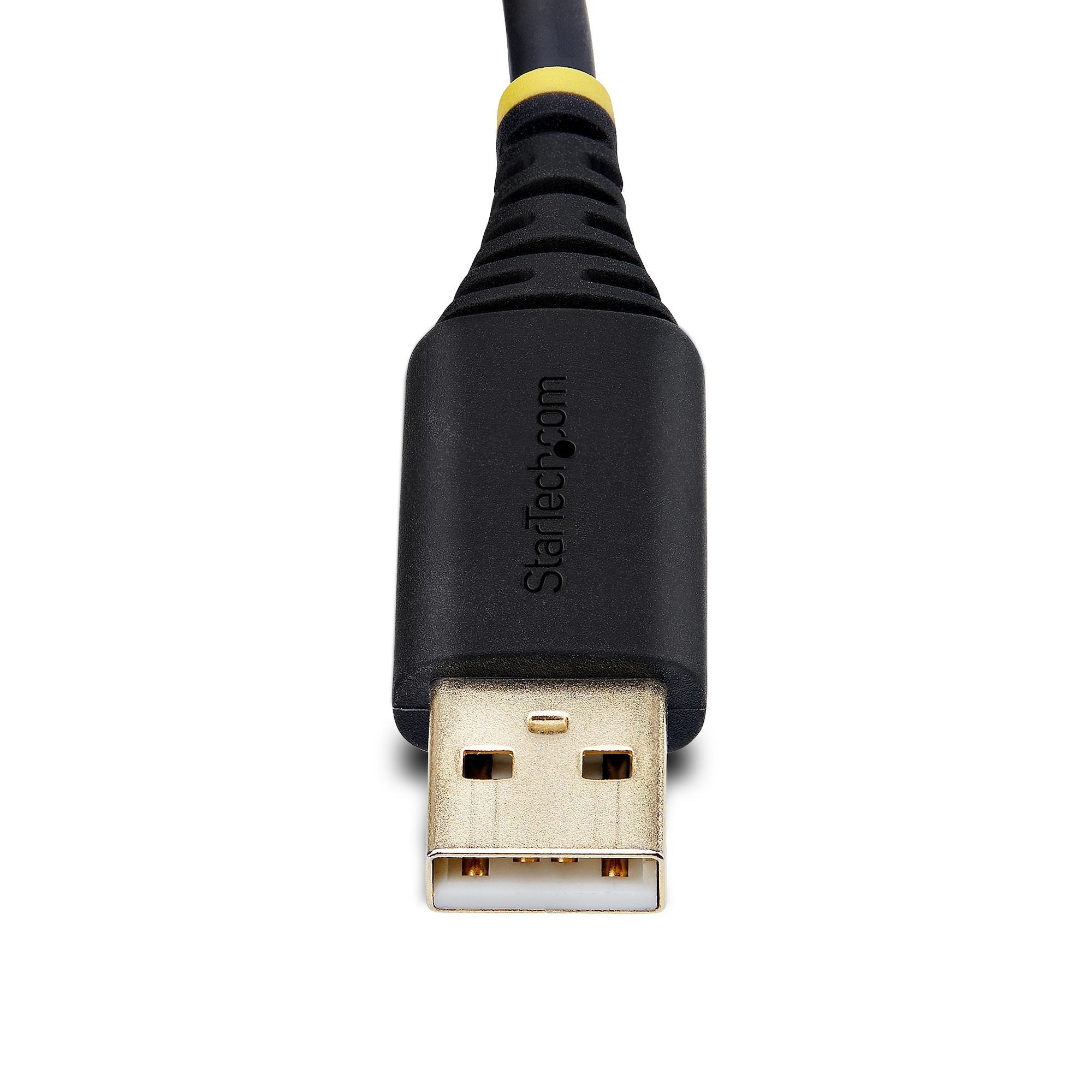 Startech.Com 1p10ffc-Usb-Serial Cable De Serie Negro 3 M Usb Tipo A Db-9