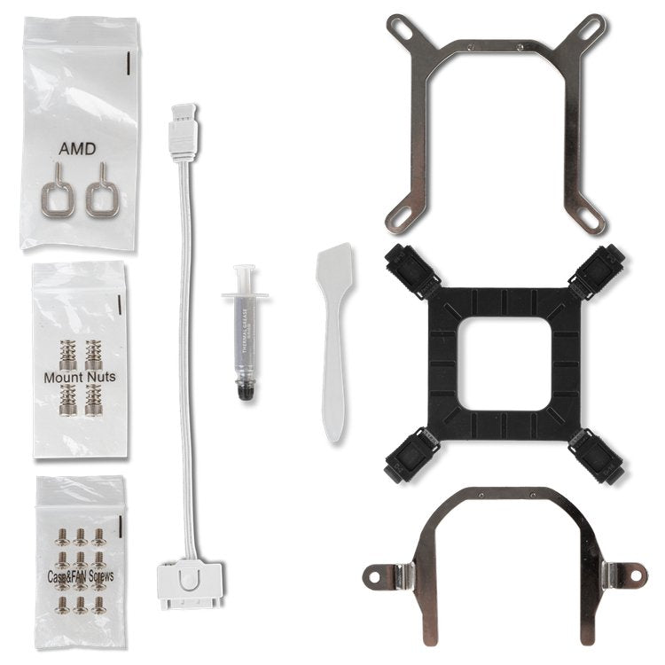 EAN 8436587974199 - NOX Hummer M-360 ARGB Procesador Sistema de refrigeración líquida todo en uno 12 cm Blanco 1 pieza(s) imagen 8