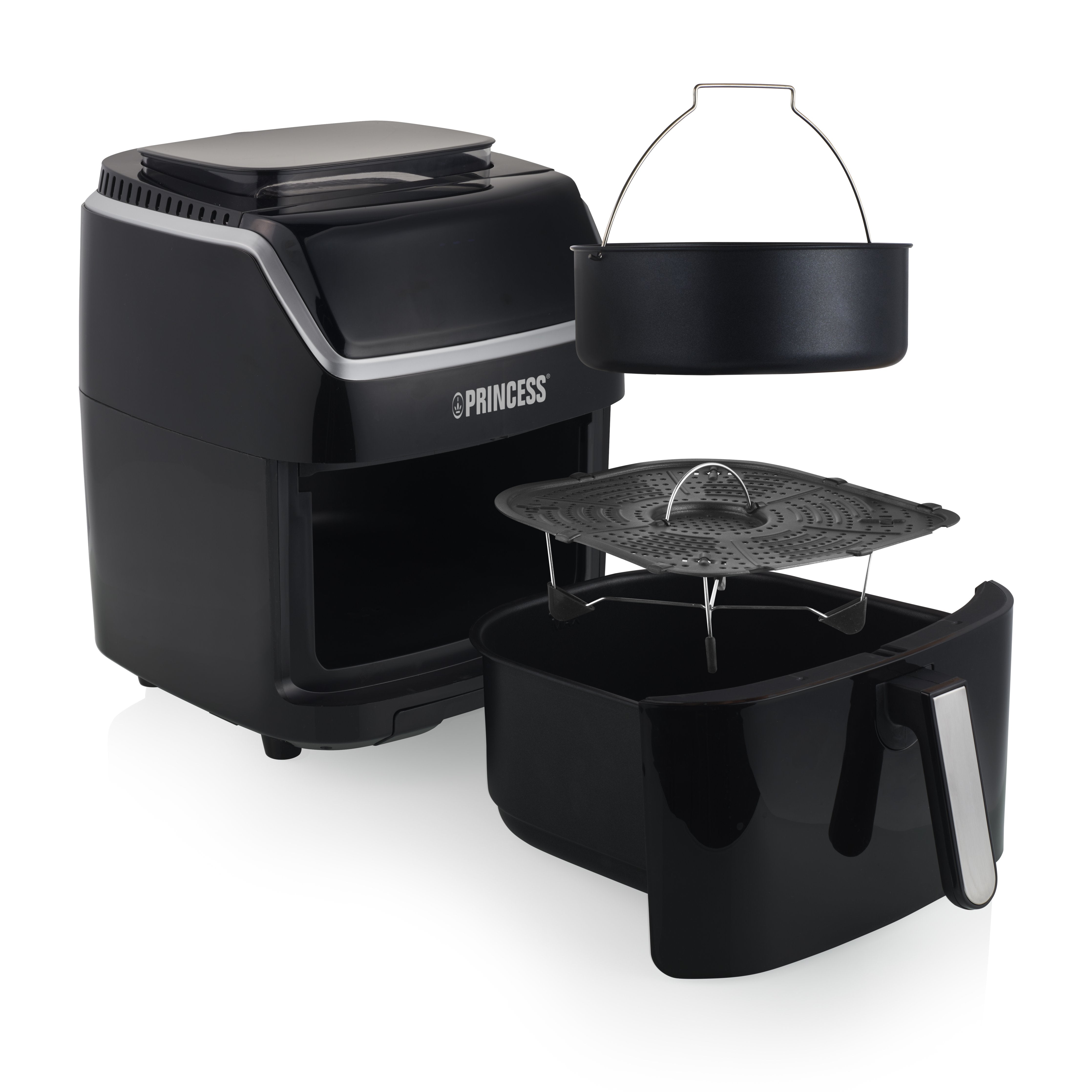 EAN 8713016098412 - Princess 182080 Sencillo 6,5 L Independiente 1700 W Freidora de aire caliente Negro imagen 12