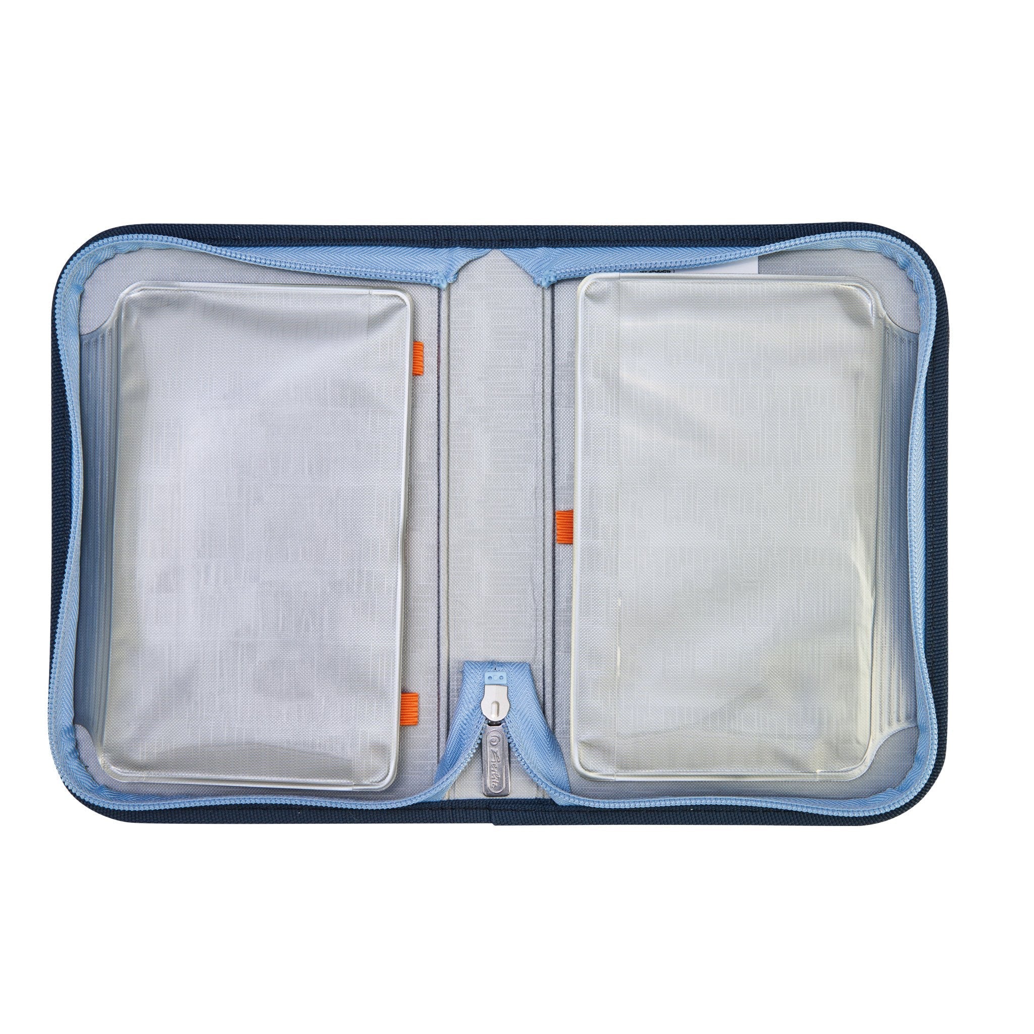 EAN 4008110397139 - Herlitz Loop Plus TechMech juego de mochila escolar Niño Poliéster Azul, Naranja imagen 11