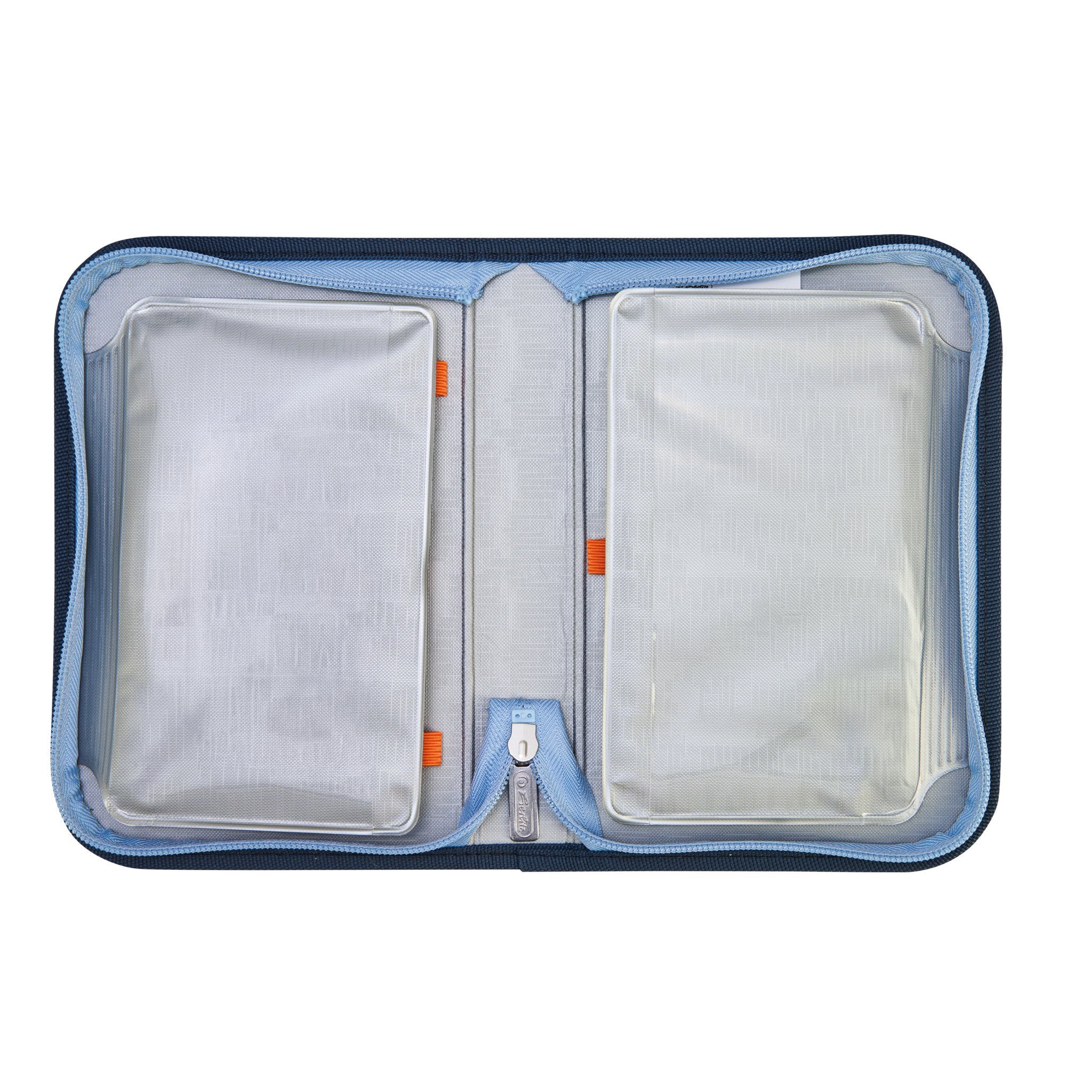 EAN 4008110397139 - Herlitz Loop Plus TechMech juego de mochila escolar Niño Poliéster Azul, Naranja imagen 11