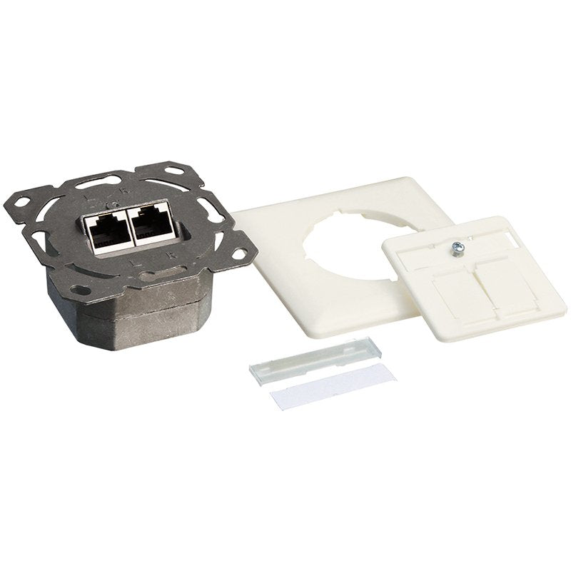 Logilink Np0006a Roseta 2 X Rj-45 Blanco