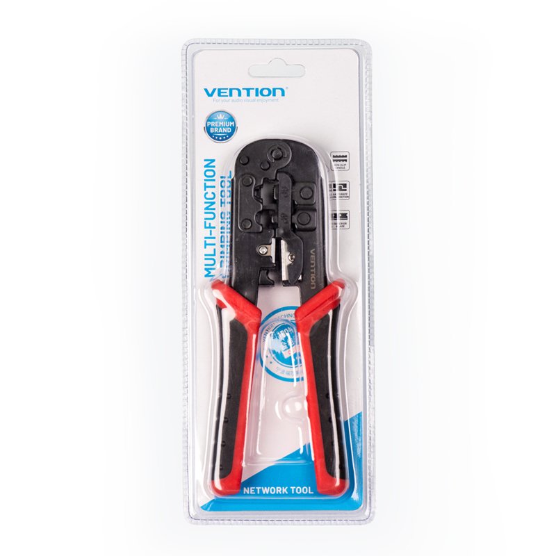 EAN 6922794743571 - Vention KEAB0 crimpadora Herramienta para prensar Negro, Rojo imagen 2