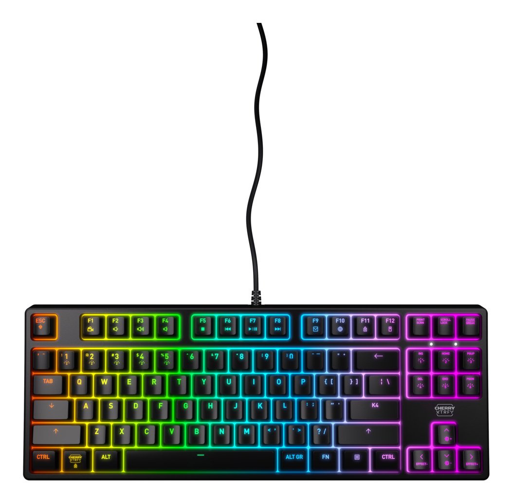 EAN 7340086914529 - CHERRY K4V2 TKL teclado Juego USB QWERTY Inglés de EE. UU. Negro imagen 1