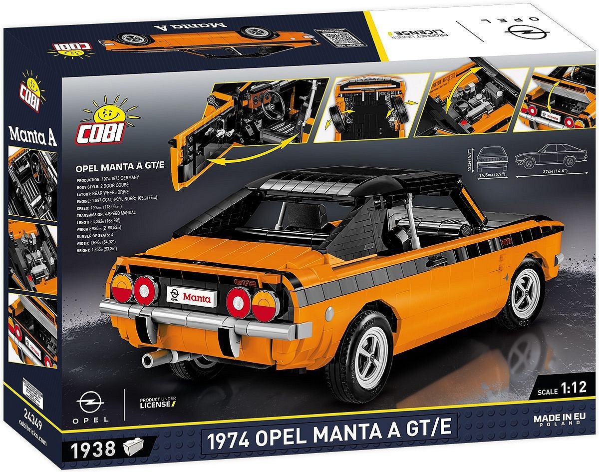 EAN 5902251243494 - COBI Opel Manta A GT/E 1974 imagen 9