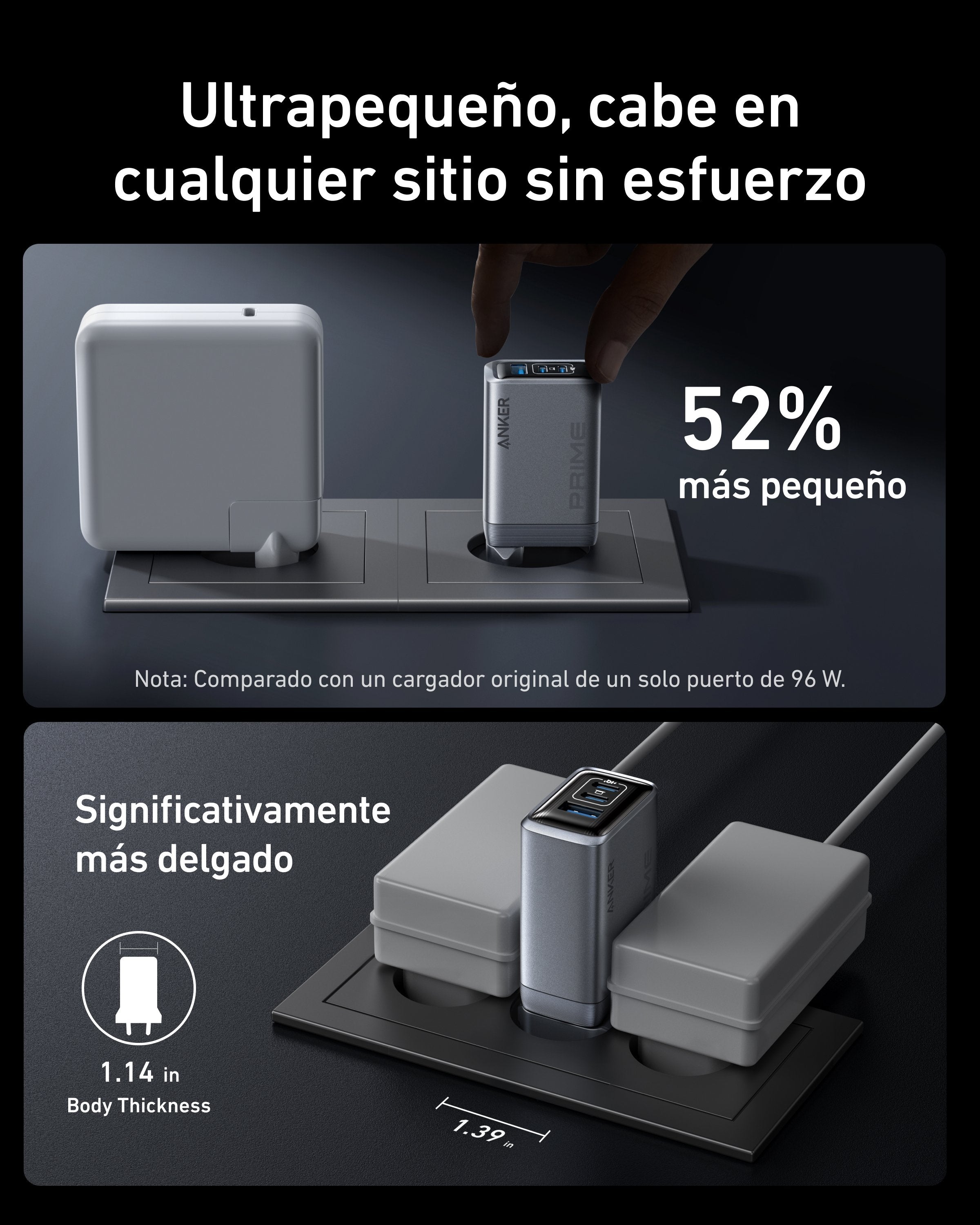 EAN 0194644199746 - Anker A2688341 cargador de dispositivo móvil Universal Negro Corriente alterna Interior imagen 10