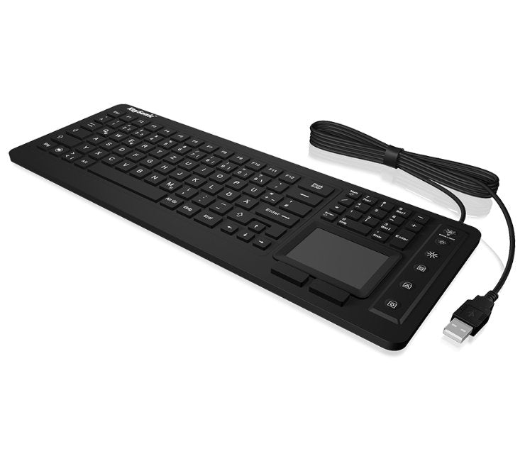 EAN 4250078188766 - KeySonic KSK-6231 INEL (US) teclado Industrial USB QWERTY Inglés de EE. UU. Negro imagen 1