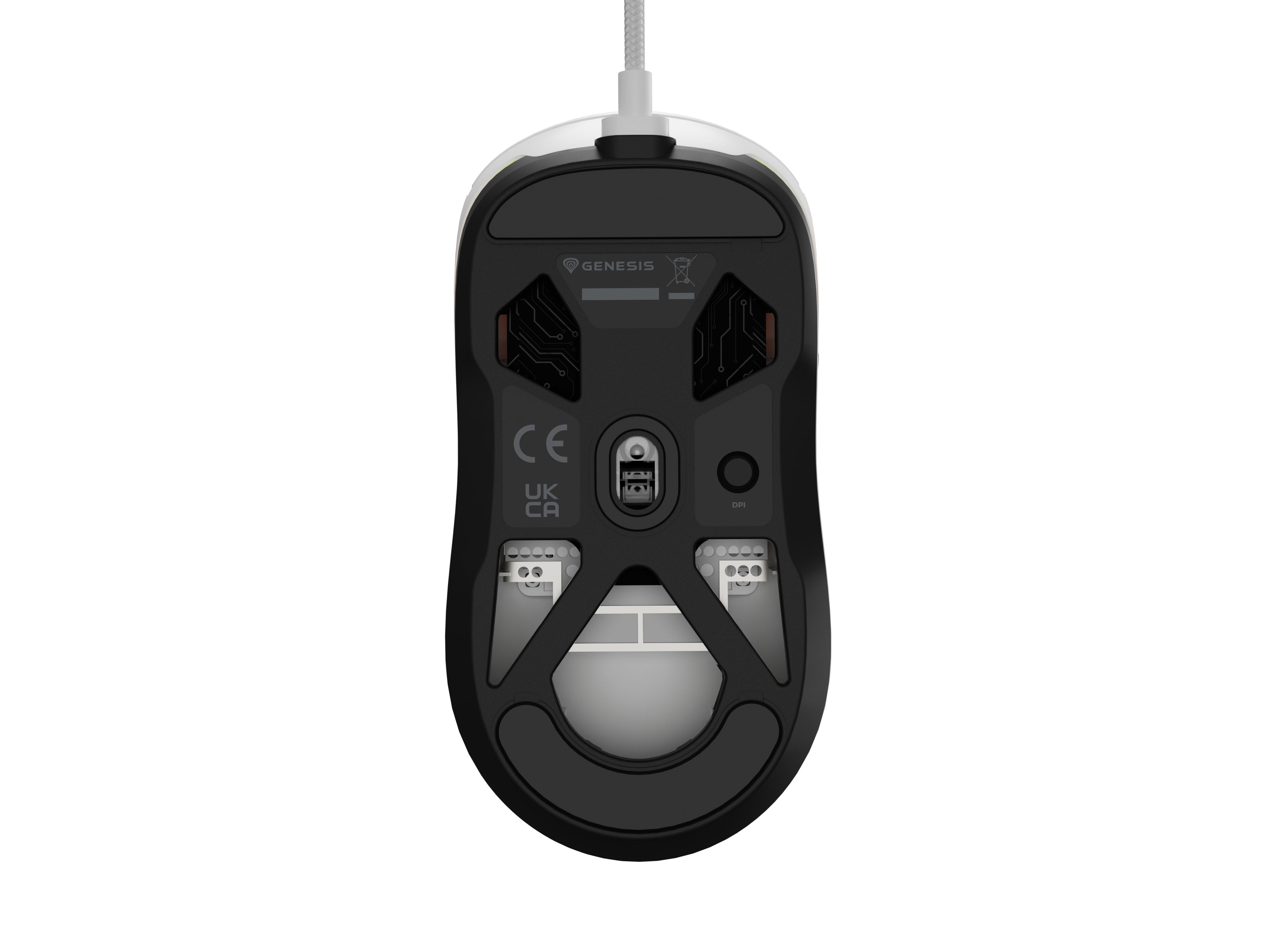Raton Gaming Genesis Krypton 660 Rgb Sensor Pmw3327 12.000 Dpi Blanco