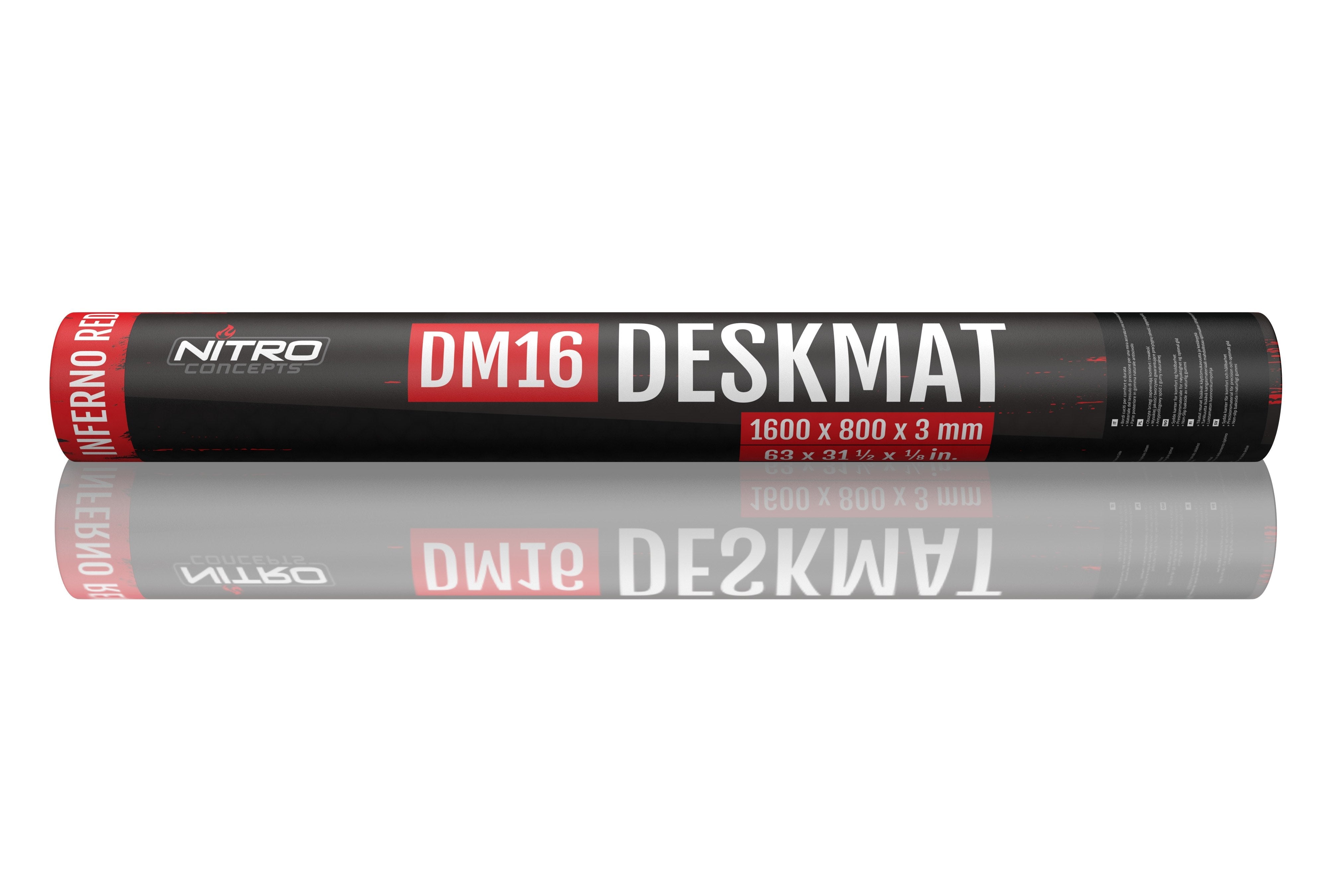 Nitro Concepts Dm16 Alfombrilla De Ratón Para Juegos Negro, Rojo