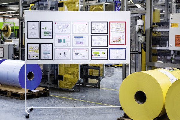 Durable Duraframe Magnetic A4 1 Pieza Negro