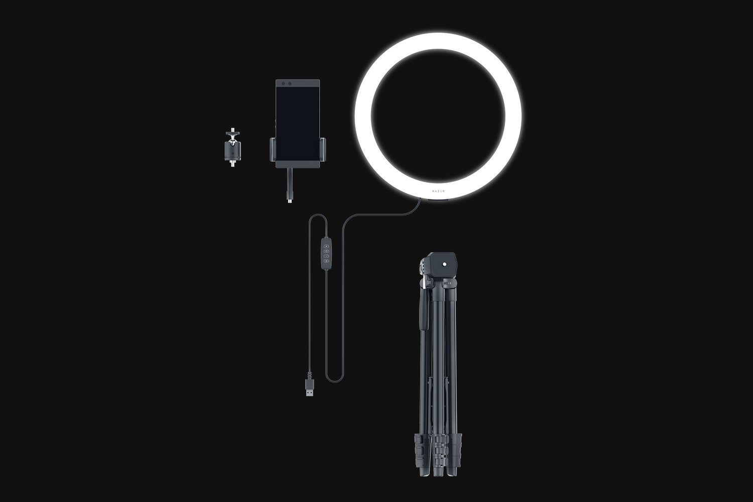 Razer Rz19-03660100-R3m1 Iluminación De Anillo 192 Led Aro De Luz