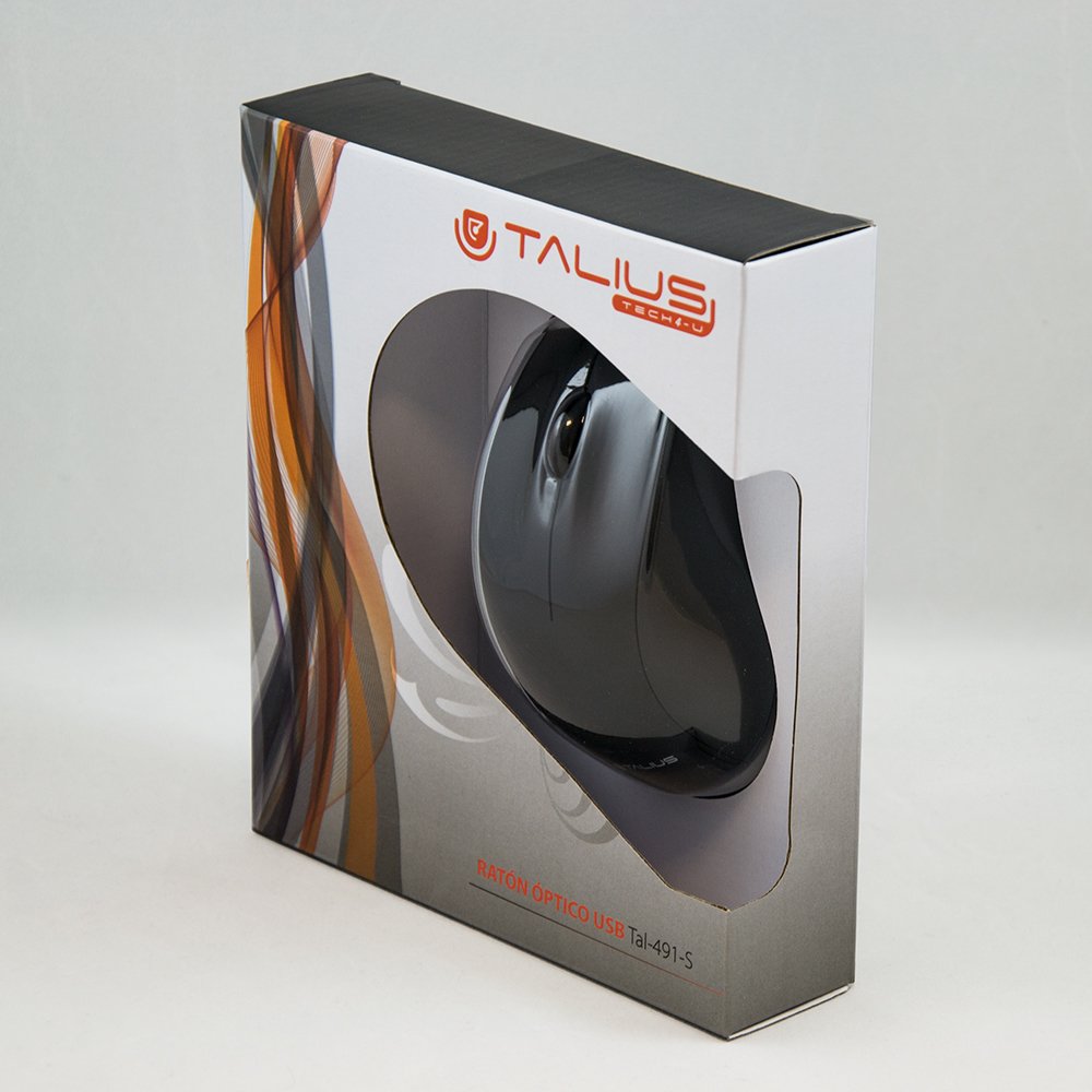 EAN 8436550230246 - TALIUS Tal-491-S ratón Oficina mano derecha USB tipo A Óptico 800 DPI imagen 5