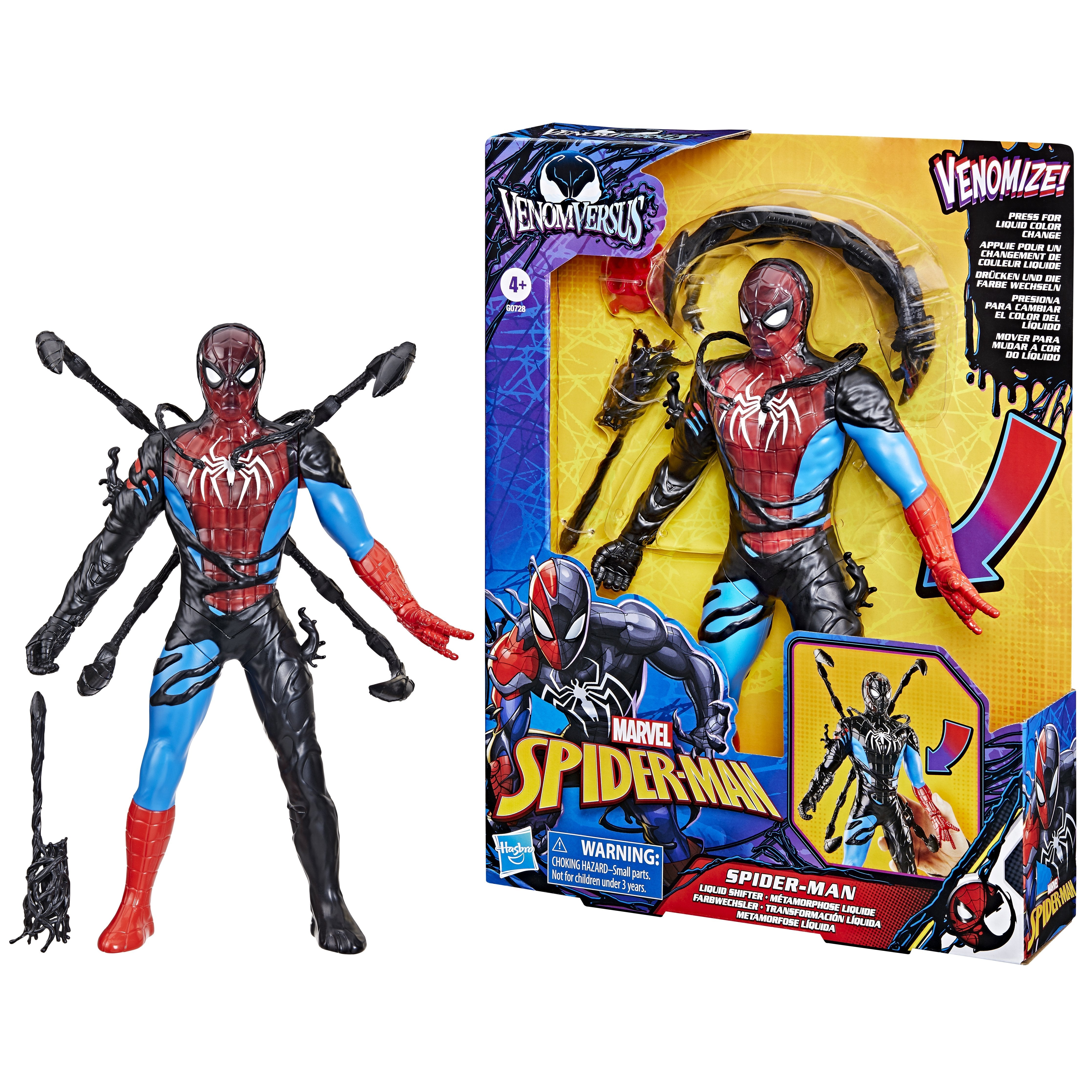 Figura Hasbro Marvel Venomversus Spider Man