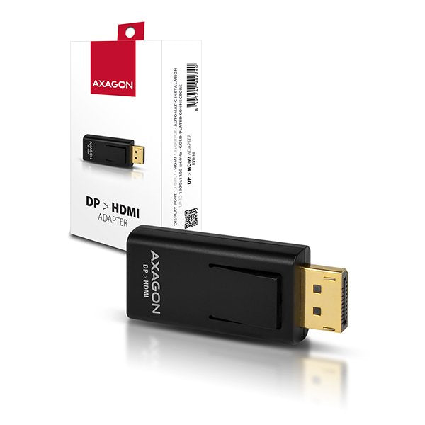EAN 8595247902740 - Axagon RVD-HI adaptador de cable de vídeo DisplayPort HDMI Negro imagen 2