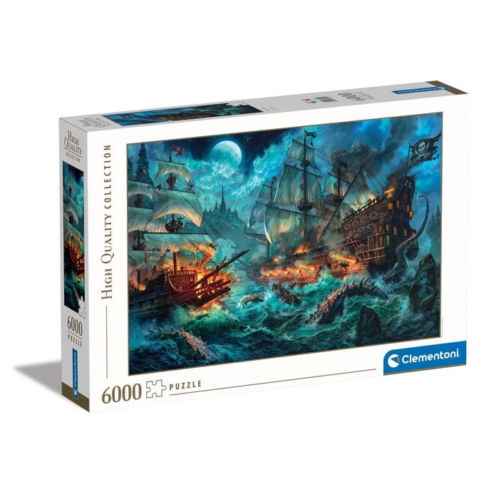 Puzzle Batalla De Los Piratas 6000pzs
