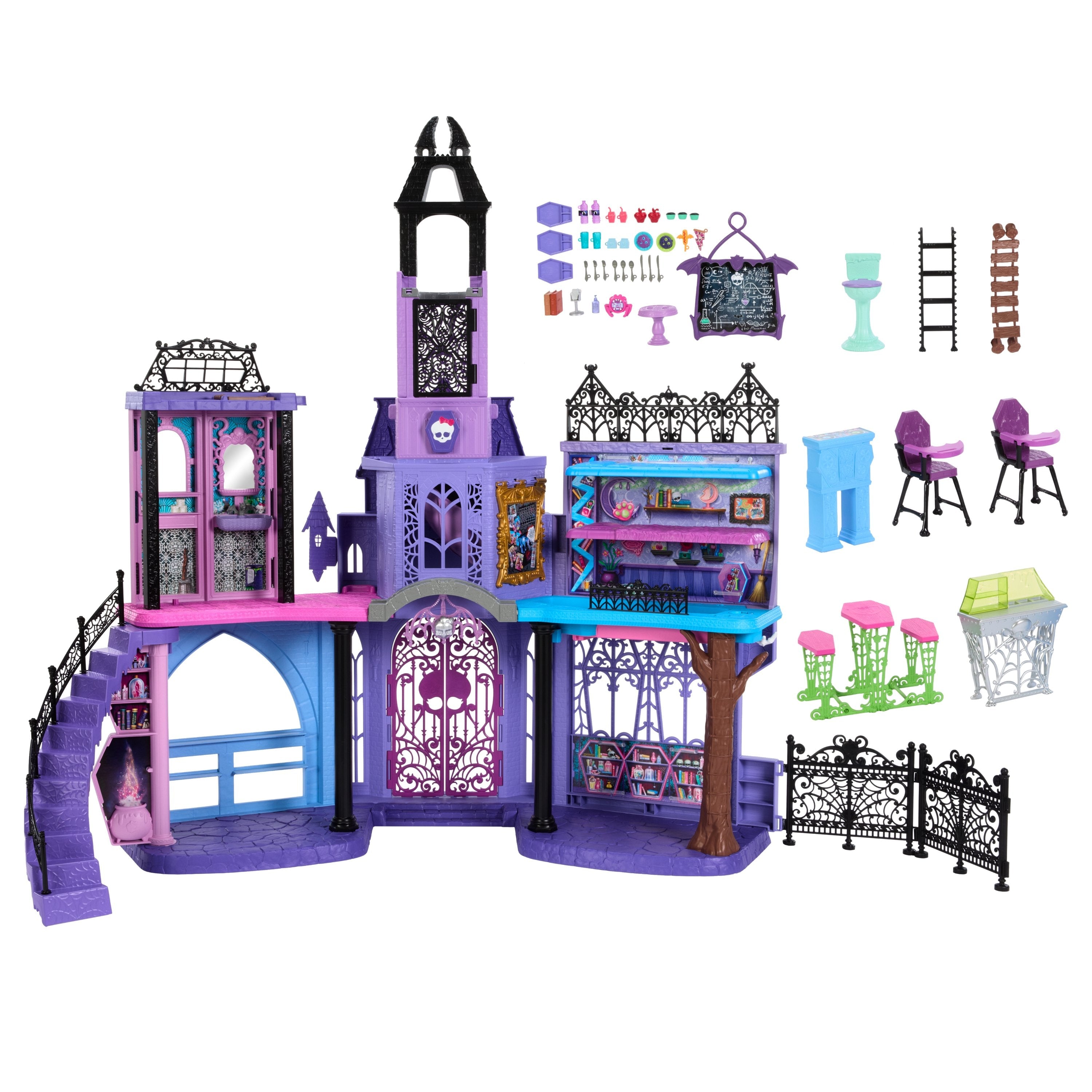 Casa De Muñecas Mattel Monster High Secundaria Embrujada Hlp88