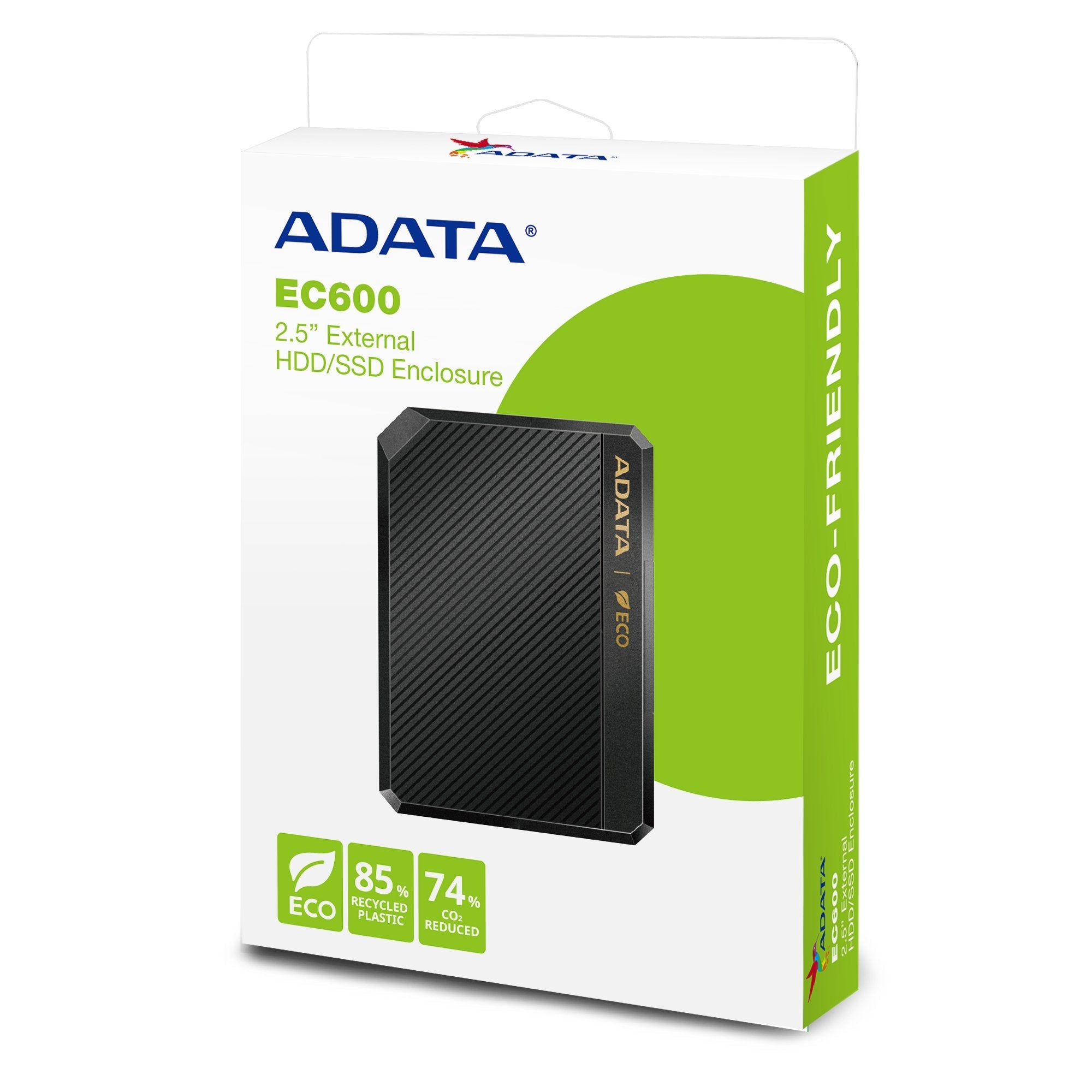 Obudowa Zewnetrzna Ssd/Hdd 2.5 Cala Ec600 Usb3.2a