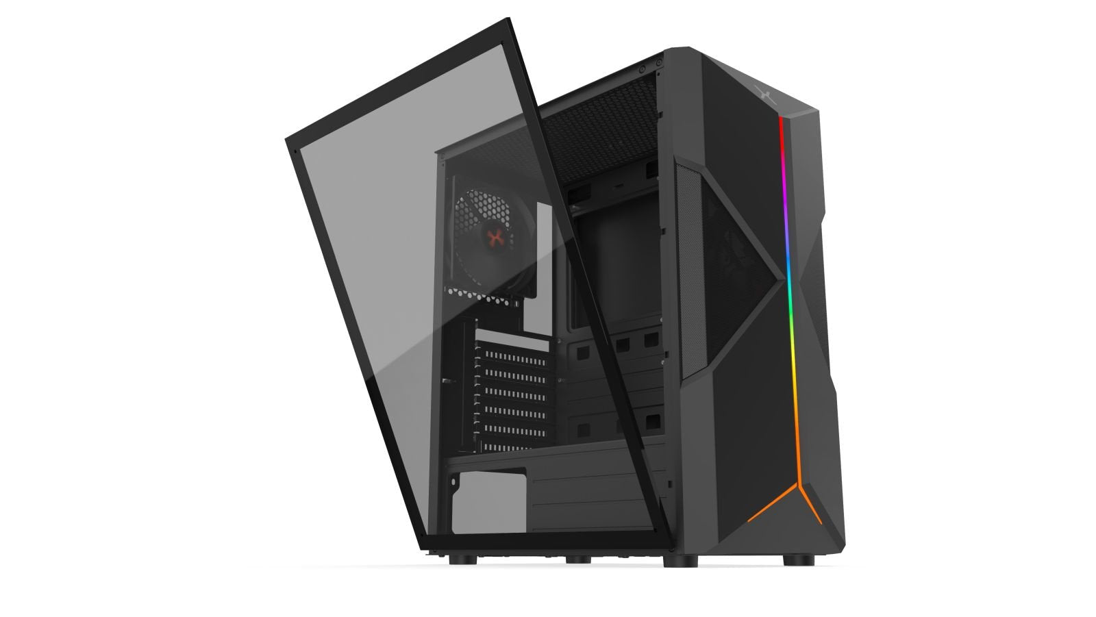 Caja Pc Krux Astral Gaming Atx Negra