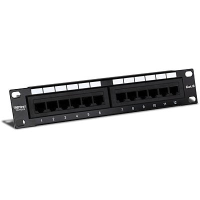 Trendnet Tc-P12c6 Panel De Parcheo