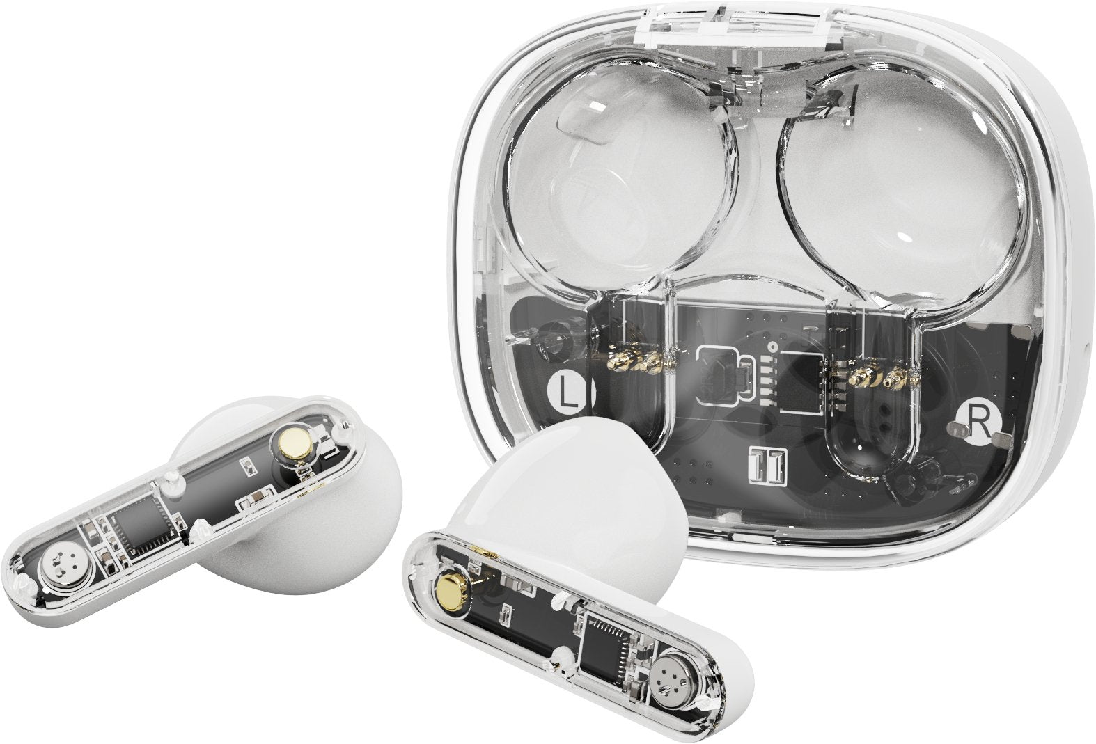 Streetz Bt Tws In-Ear KopfhRer Transparent Weiá