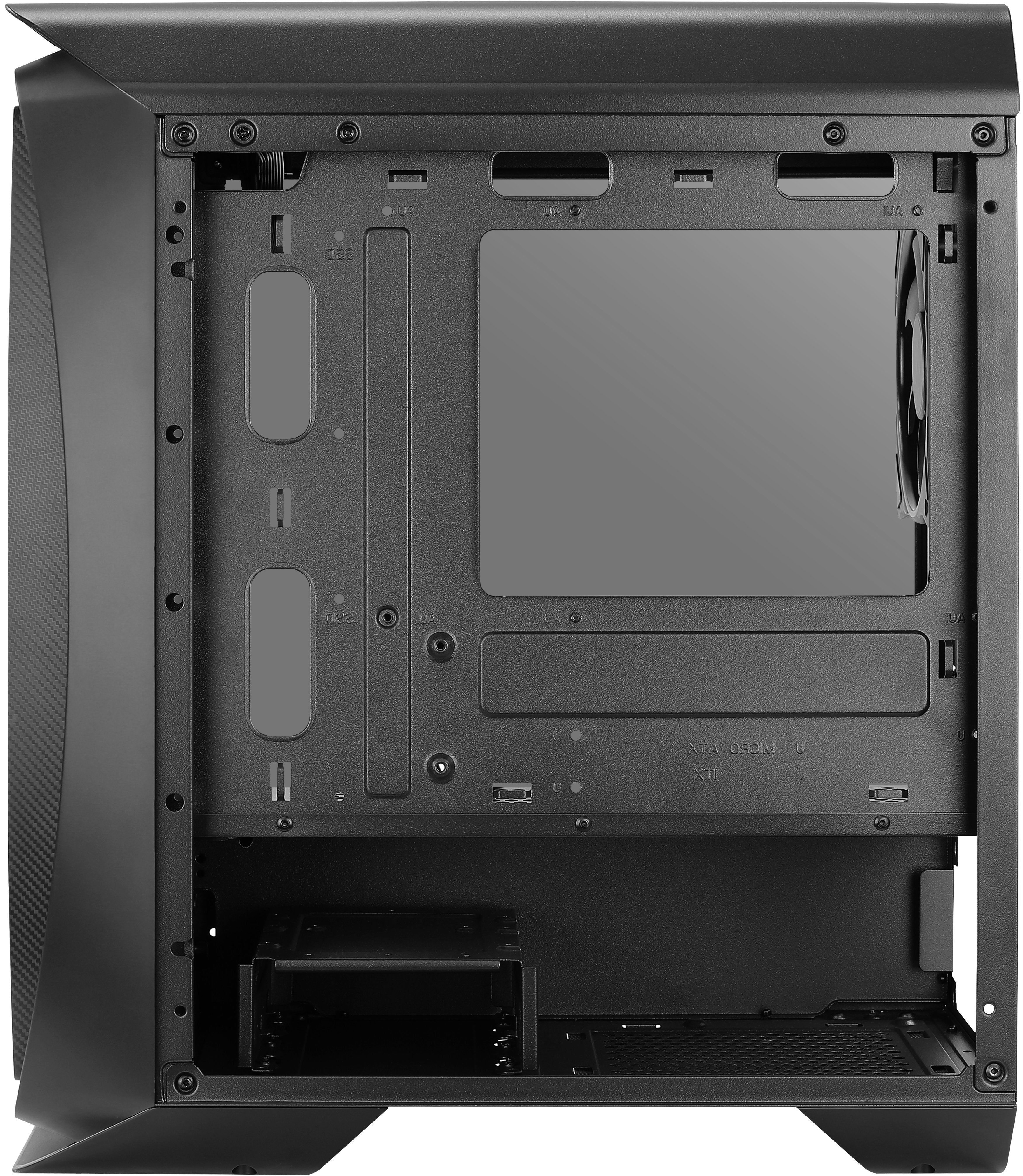 Caja Pc Aerocool Aero One Mini Eclipse Black 2*Usb 3.0 Hd Audio+Mic Soporta Refrigeración Líquida Micro Atx/ Mini Itx