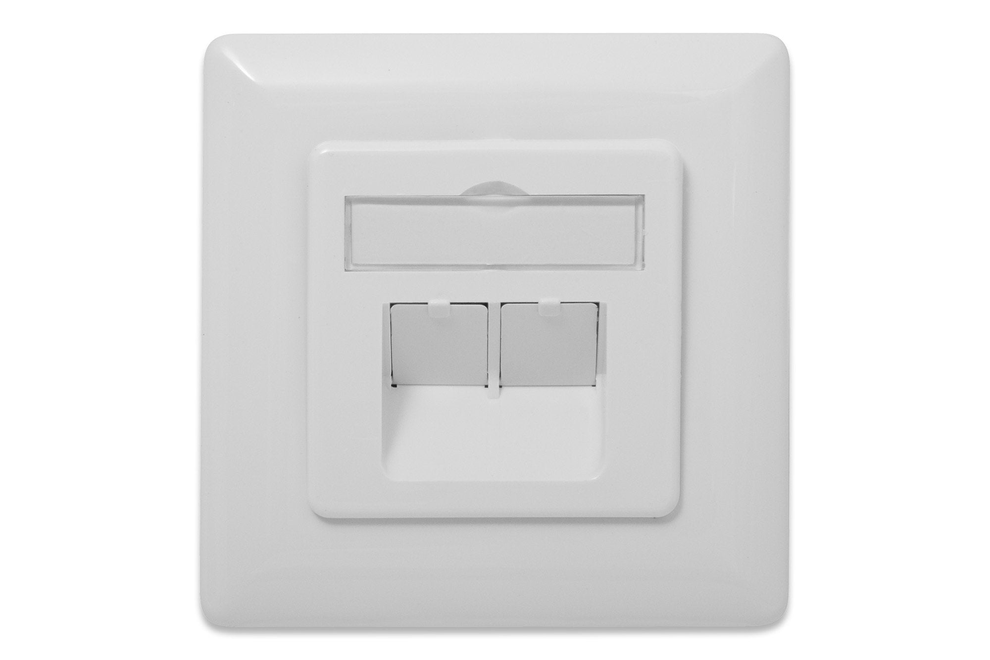 EAN 4016032320227 - Digitus DN-9008-1 toma de corriente 2 x RJ-45 Blanco imagen 4