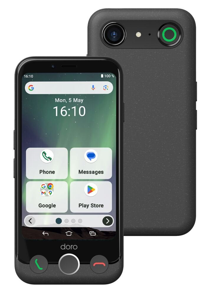 EAN 7322460088859 - Doro Aurora A10 11,4 cm (4.5") SIM doble Android 14 4G USB Tipo C 4 GB 64 GB 3000 mAh Grafito imagen 1