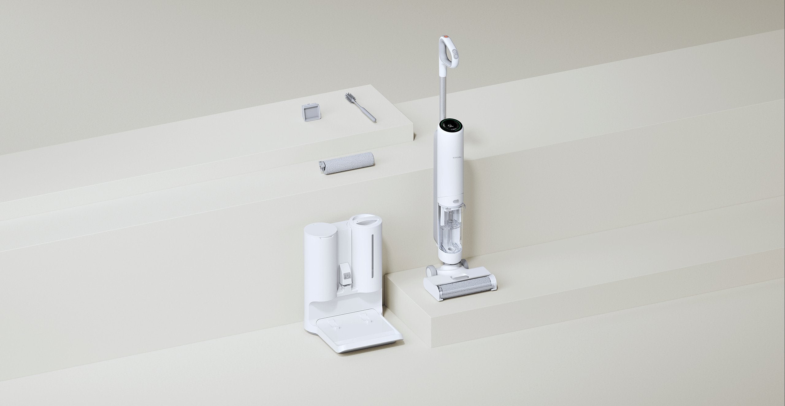 EAN 6934177790416 - Xiaomi Truclean W10 Ultra Aspiradora vertical Batería Seca y húmeda Sin bolsa 3 L 220 W Blanco 3,68 Ah imagen 4