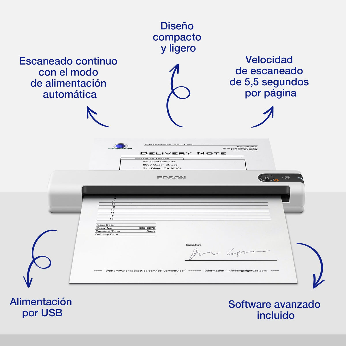 EAN 8715946662831 - Epson WorkForce DS-70 imagen 11