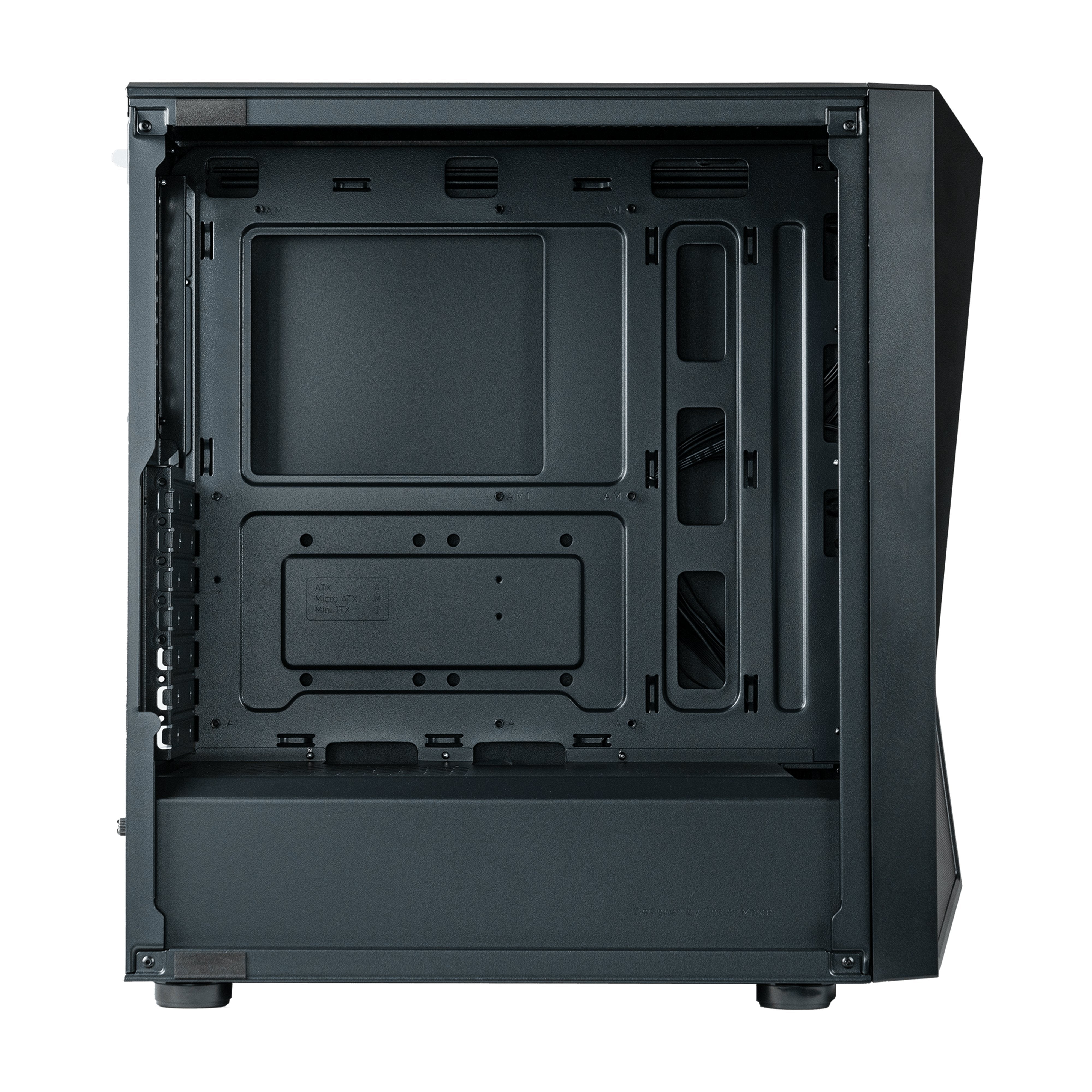 Caja Pc Cooler Master Cmp 520 Midi Tower Negro (Cooler Master Cmp 520 Case, Black, Mid Tower, 1 X Usb 3.2 Gen 1 Type-A, 1 X Usb 2.0, Tempered Glass Side Window Panel, Asymmetrical Mesh Geode Front Panel, 3 X Addressable Rgb Fans Included)