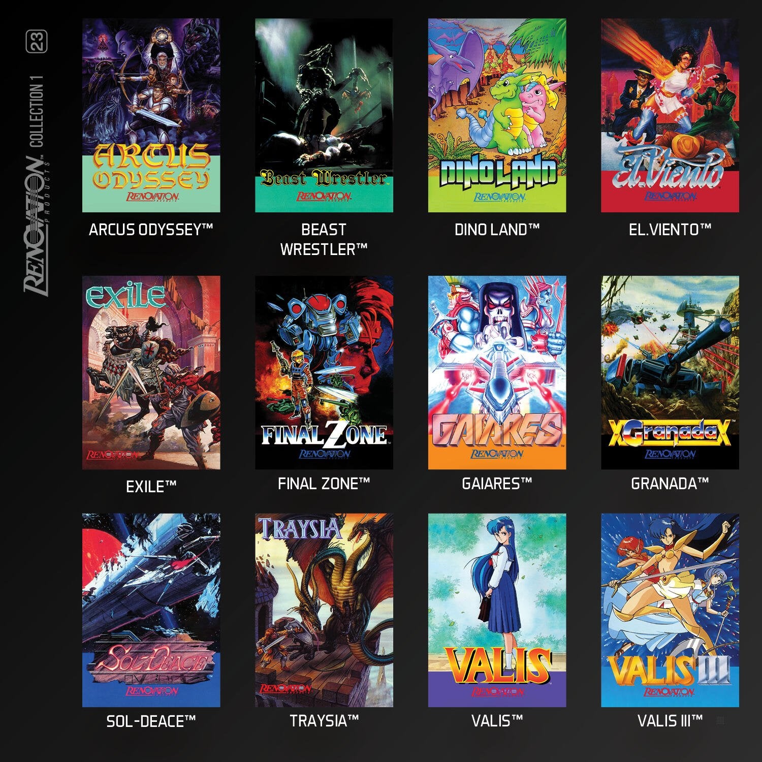 Juego Blaze Evercade Renovation Collection 1 Retro