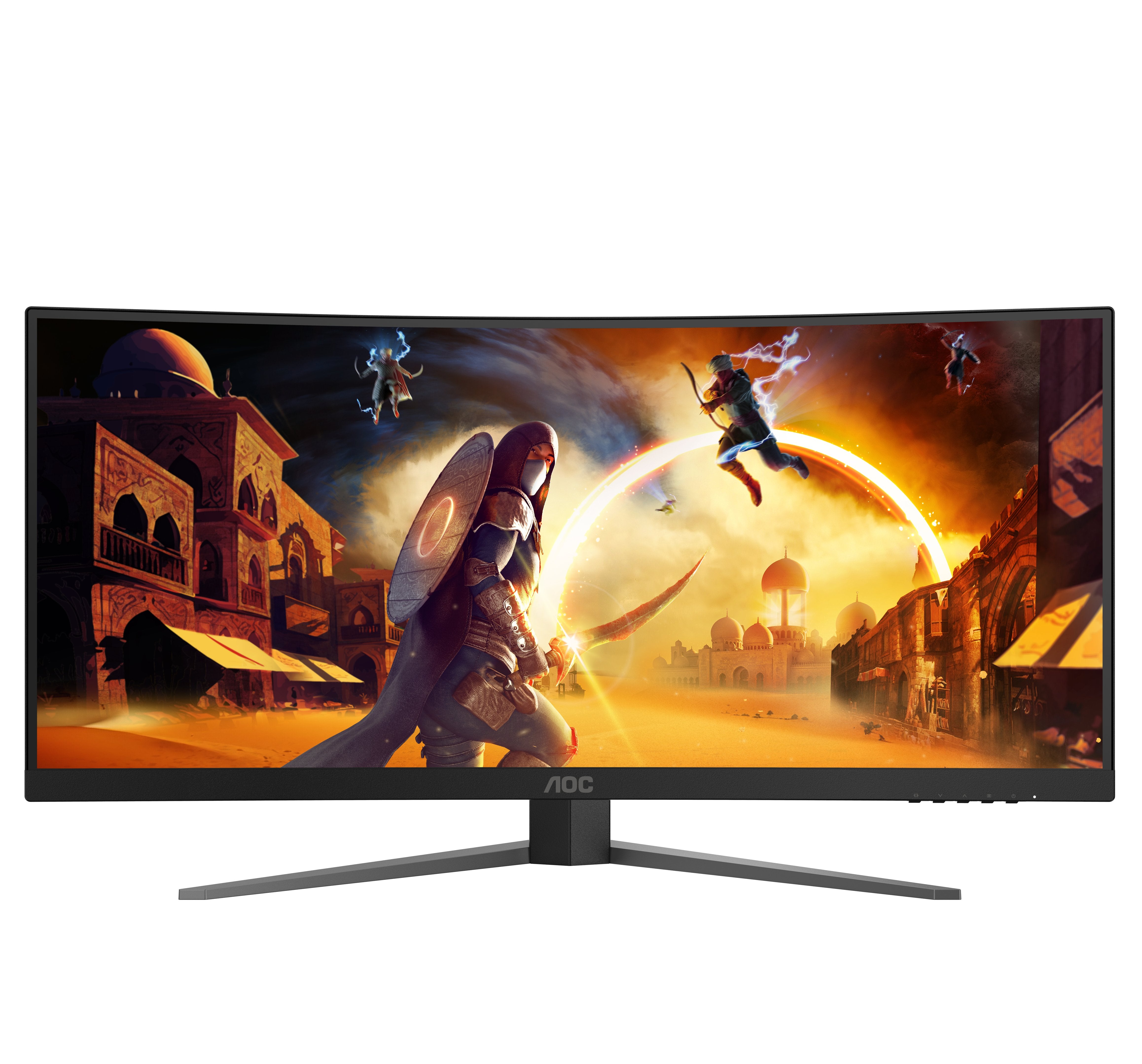 EAN 4038986612708 - AOC G4 CU34G4/69 pantalla para PC 86,4 cm (34") 3440 x 1440 Pixeles Negro, Rojo imagen 6