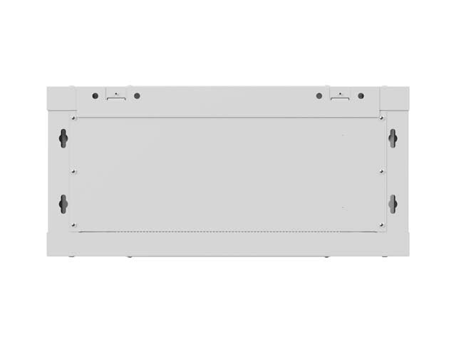 Lanberg Rack Cabinet 19in Wall-Mount 4u 600x600 Flat Pack With Perforated Door Grey