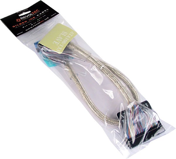 Revoltec Ide Silver Cable, Round (Udma 133), 60 Cm Cable De Sata 0,6 M Plata