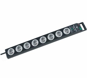 EAN 4007123602469 - Brennenstuhl 1153380318 limitador de tensión Negro, Gris 9 salidas AC 2,5 m imagen 1