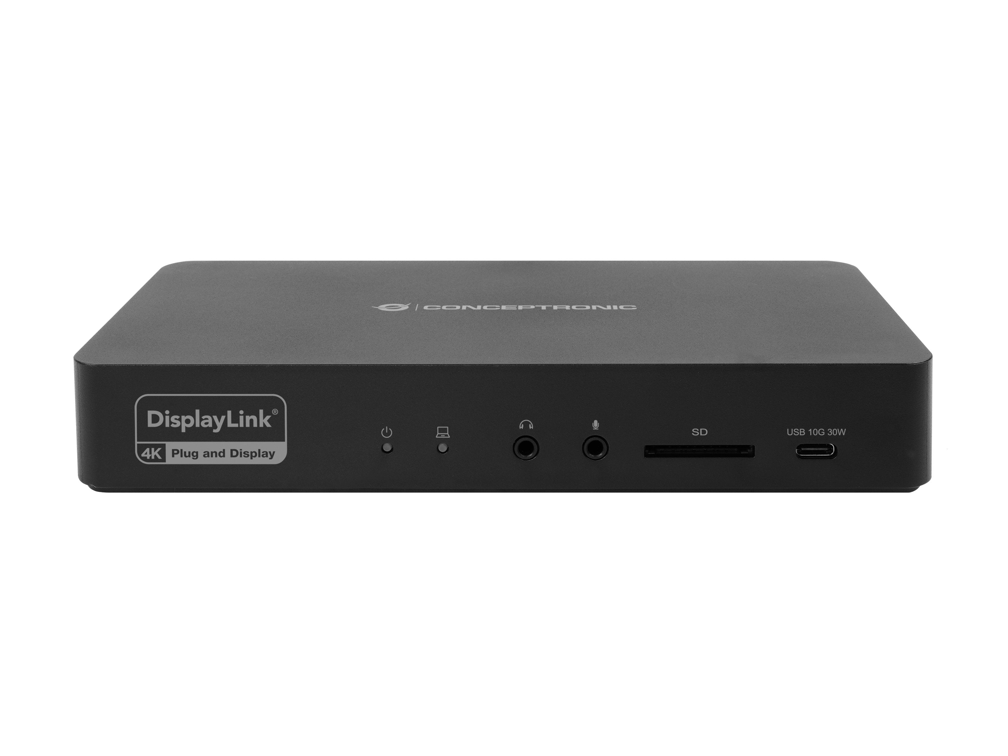 Docking Usb-C 17-In-1 Conceptronic 2xhdm 2xdp 2xusb-A 3.2 3xusb-C Audio In/Out Pd 96w 1xrj45 2.5gbe