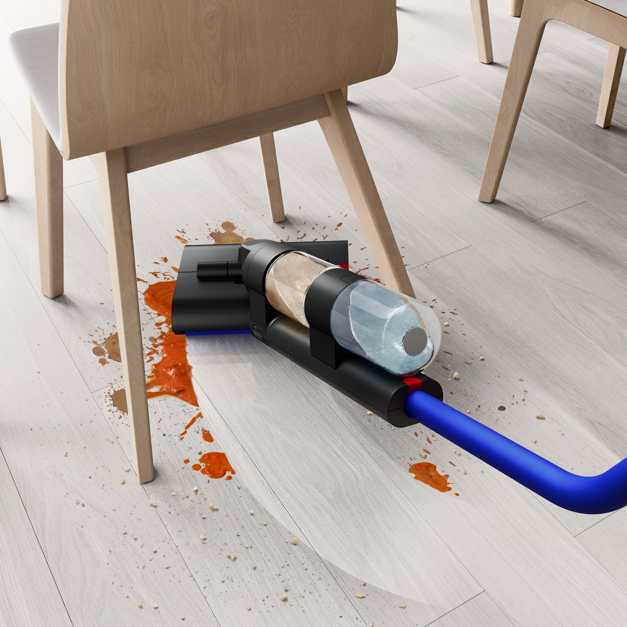 EAN 5025155096772 - Dyson Wash G1 Aspiradora escoba Batería Húmedo Sin bolsa Negro, Azul imagen 24
