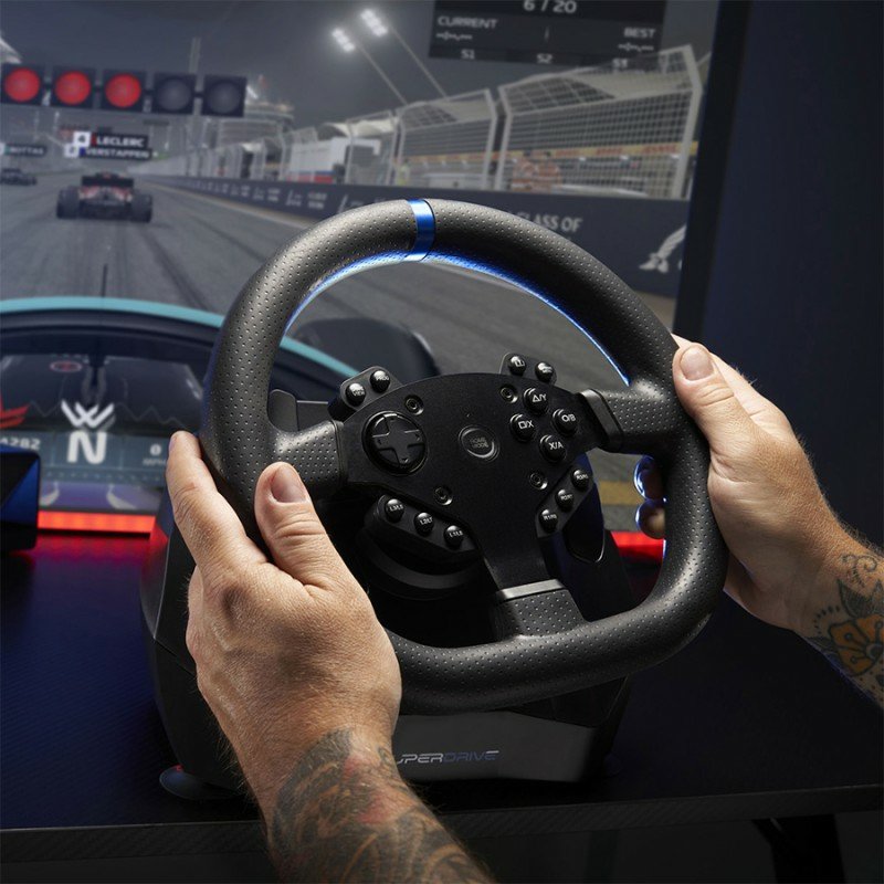 EAN 3701221702571 - Subsonic SA5640-NG mando y volante Negro Volante + Pedales PC, PlayStation 4, Xbox One, Xbox One S, Xbox imagen 10