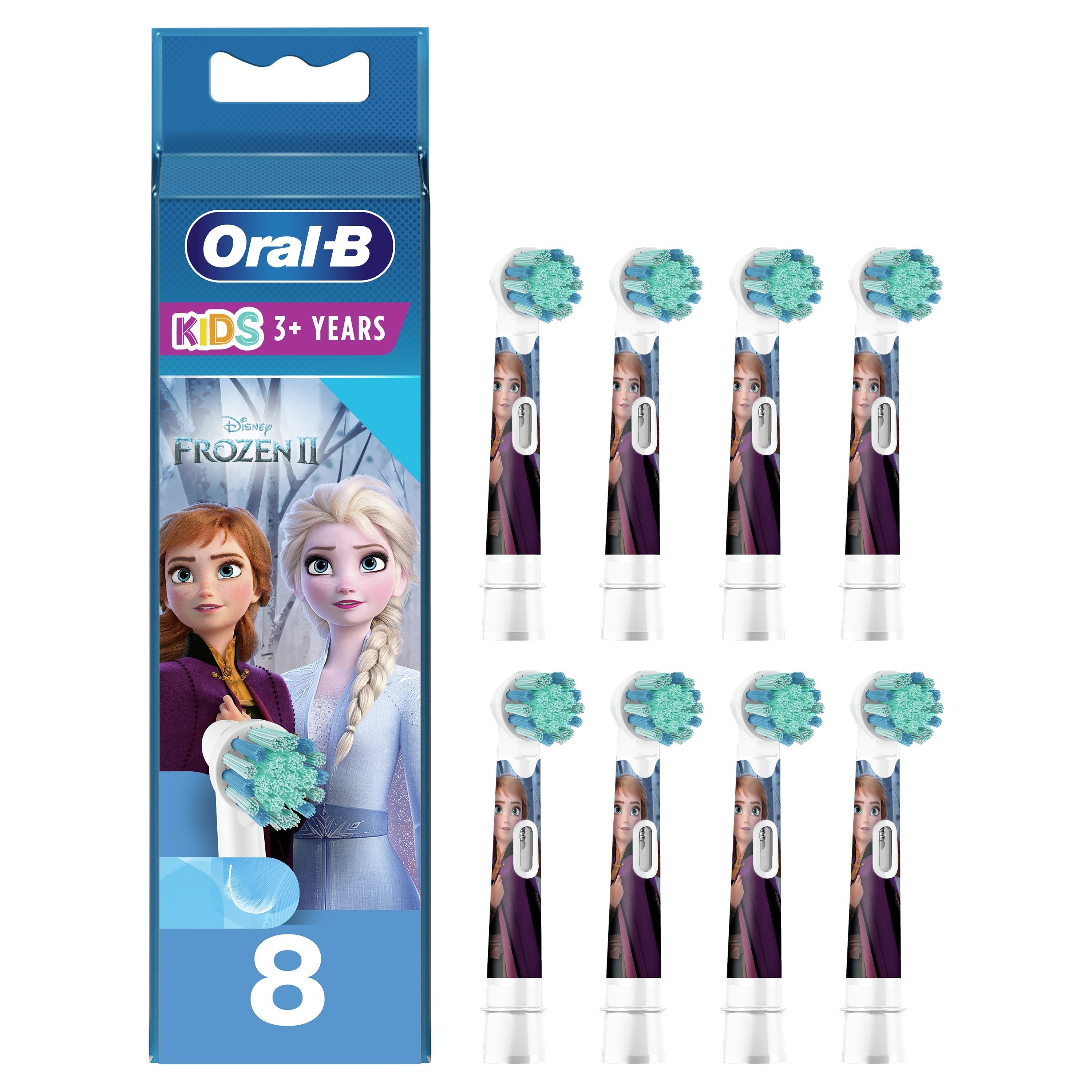 Cabezales De Cepillo Braun Kids Frozen 8pcs