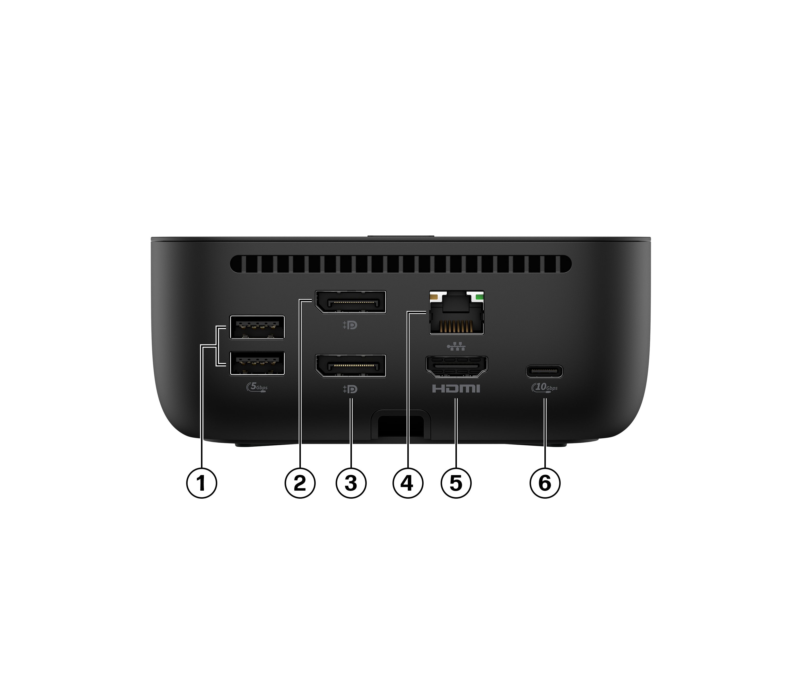 EAN 0199251520709 - HP USB-C 100W G6 Dock Negro imagen 7