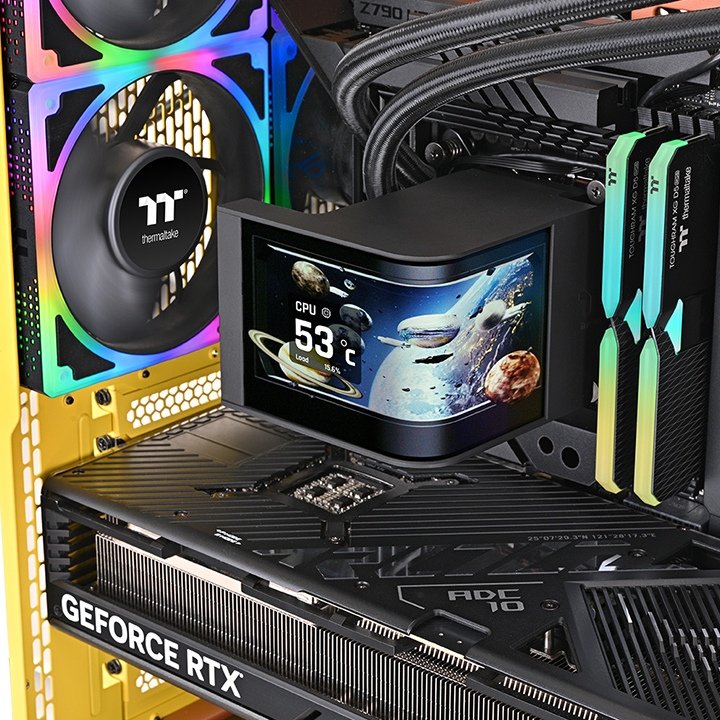 Refrigeración Líquida Cpu K Thermaltake Magcurve 360 Ultra All-In-One Liquid Cooler System Argb Fan